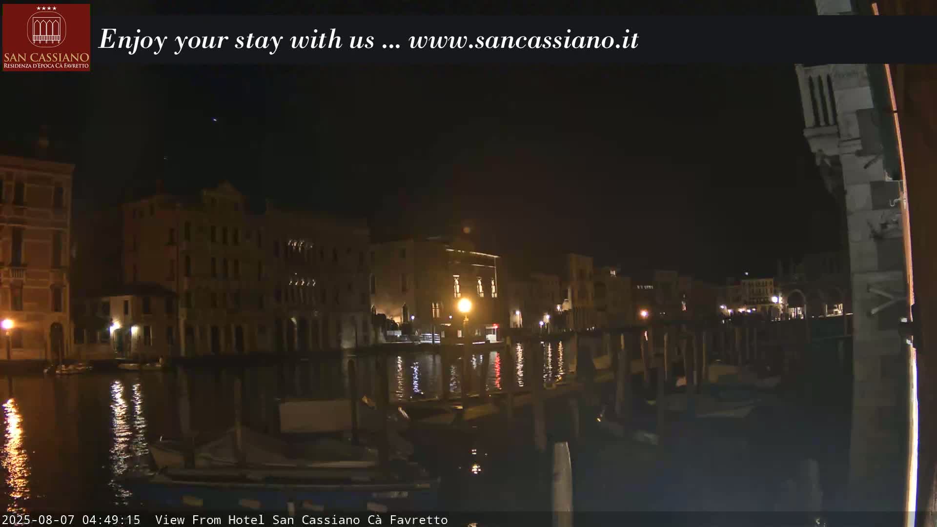 View of Grand Canal, Venice Live Cam - Venice, Veneto, Italy