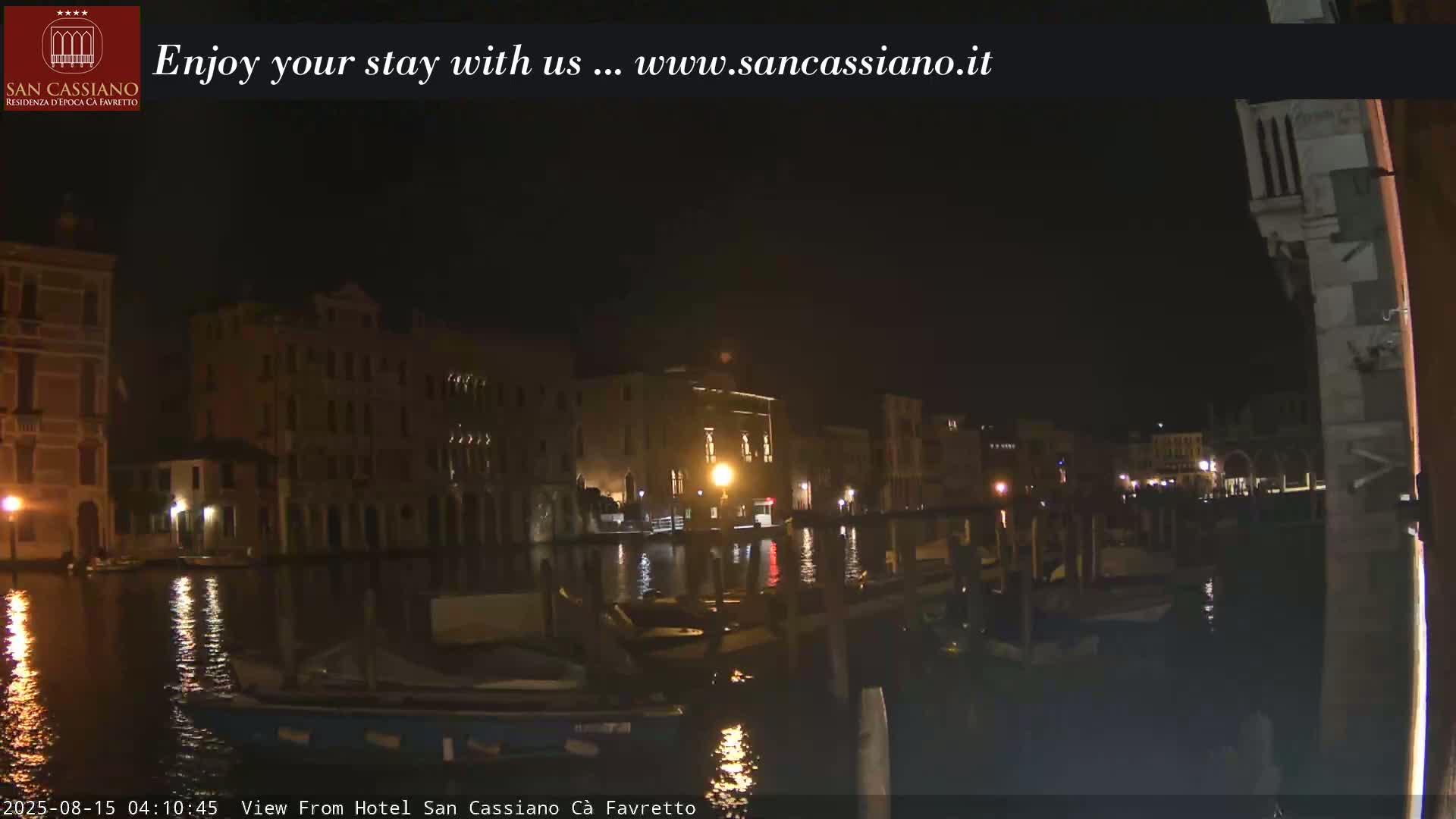 View of Grand Canal, Venice Live Cam - Venice, Veneto, Italy