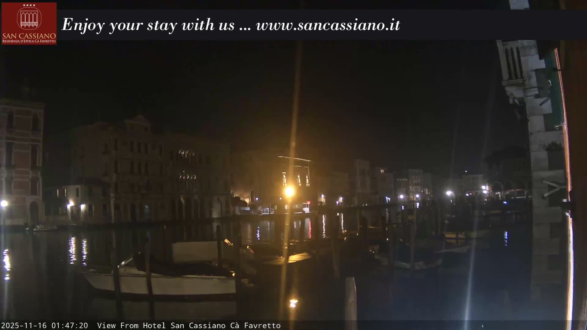 View of Grand Canal, Venice Live Cam - Venice, Veneto, Italy