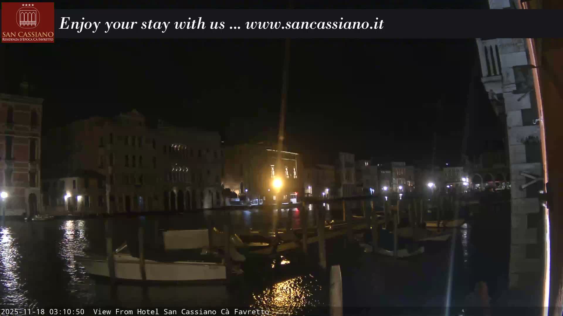 View of Grand Canal, Venice Live Cam - Venice, Veneto, Italy