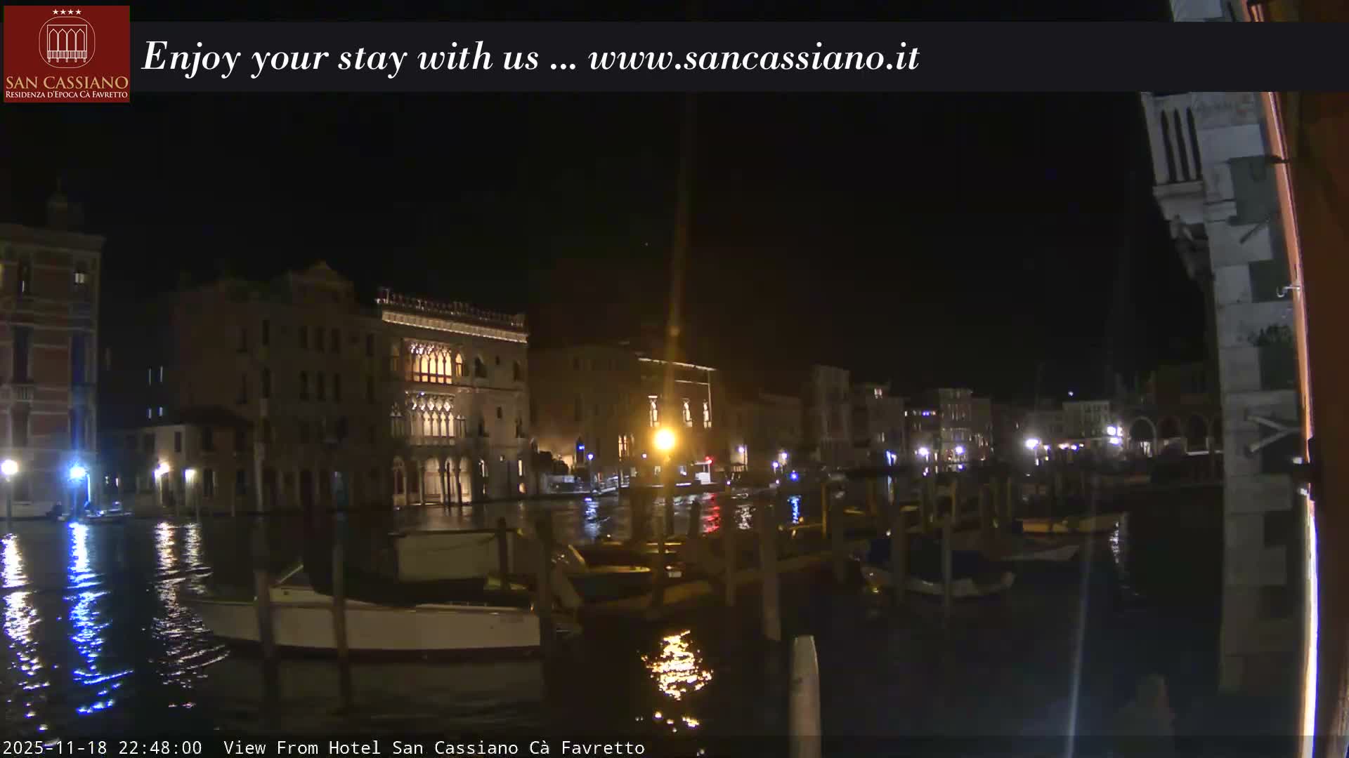 View of Grand Canal, Venice Live Cam - Venice, Veneto, Italy