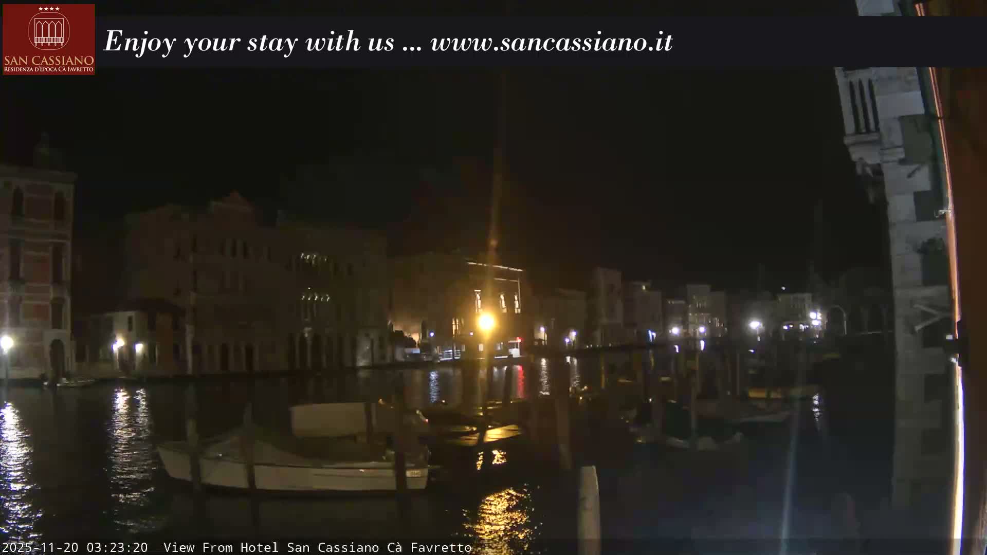 View of Grand Canal, Venice Live Cam - Venice, Veneto, Italy