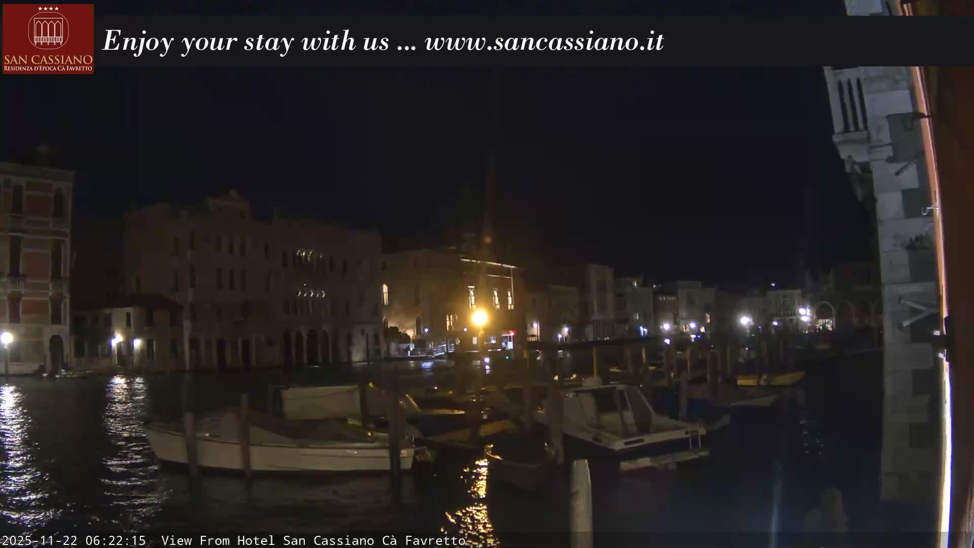 View of Grand Canal, Venice Live Cam - Venice, Veneto, Italy