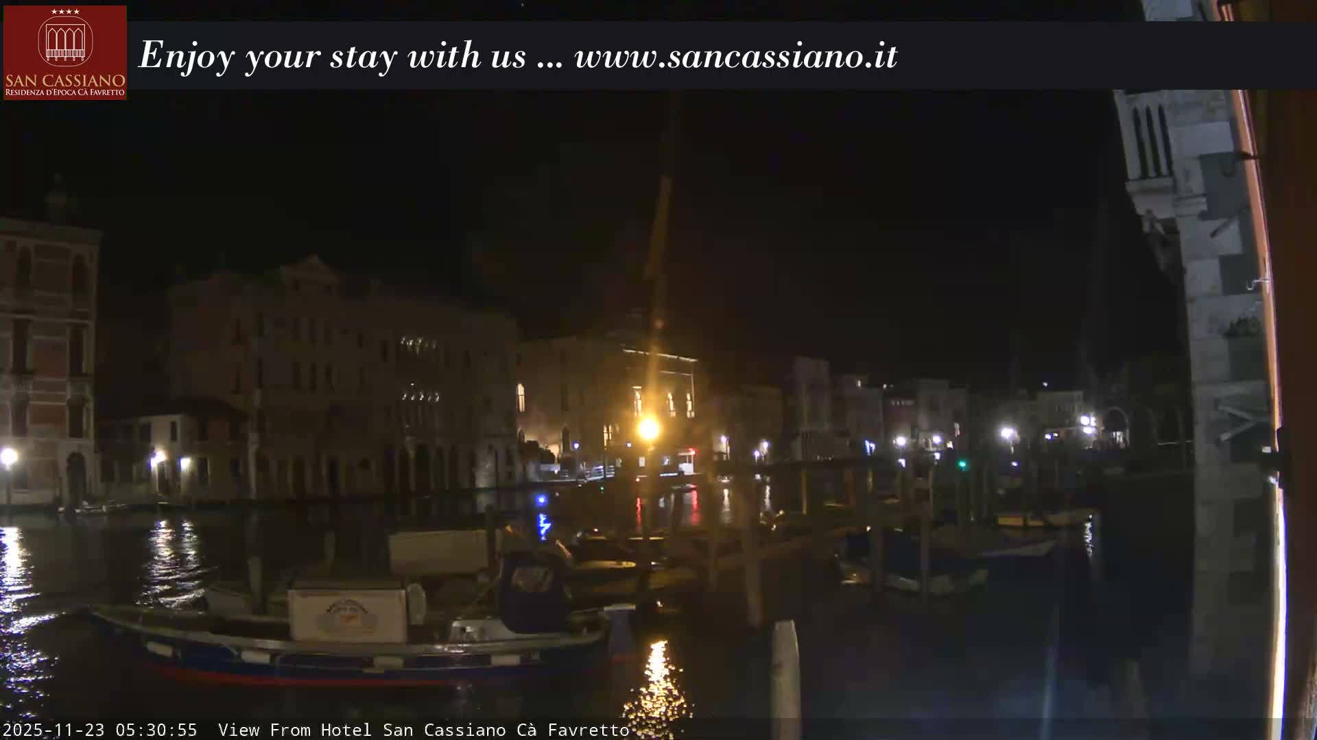 View of Grand Canal, Venice Live Cam - Venice, Veneto, Italy