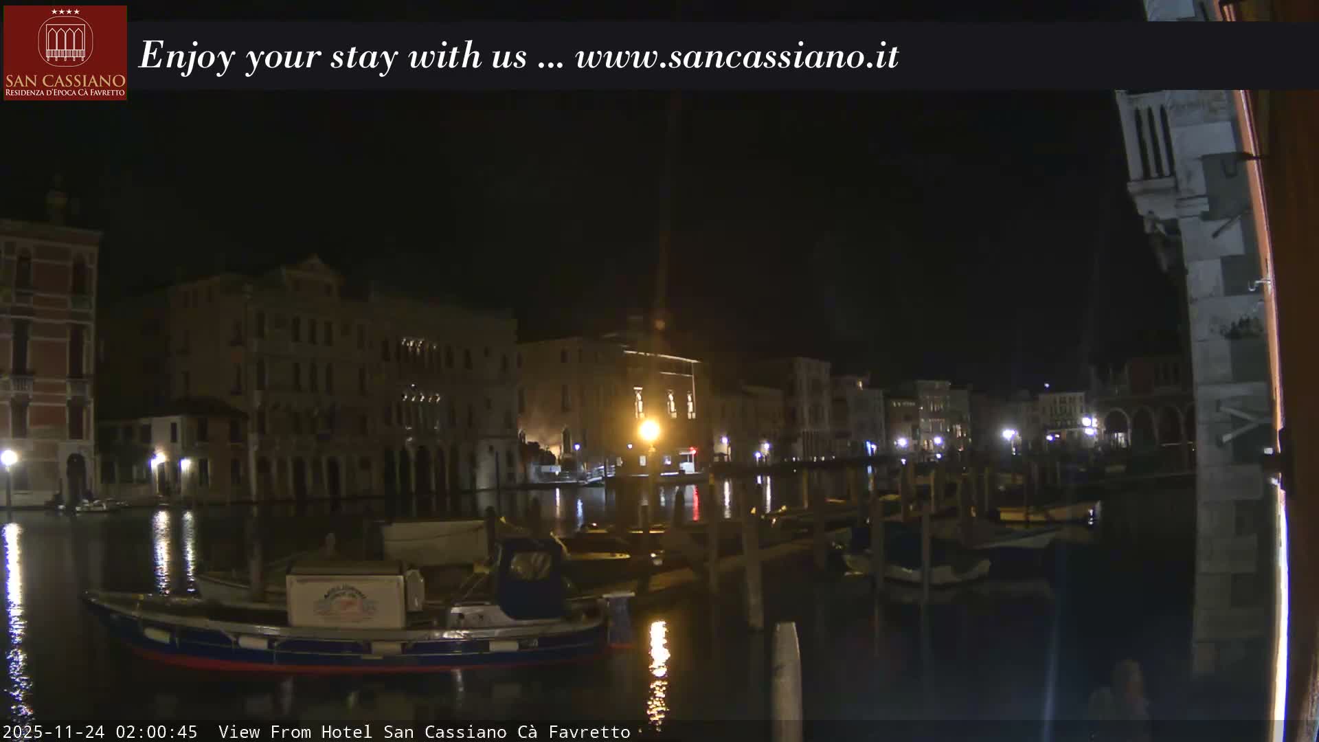 View of Grand Canal, Venice Live Cam - Venice, Veneto, Italy