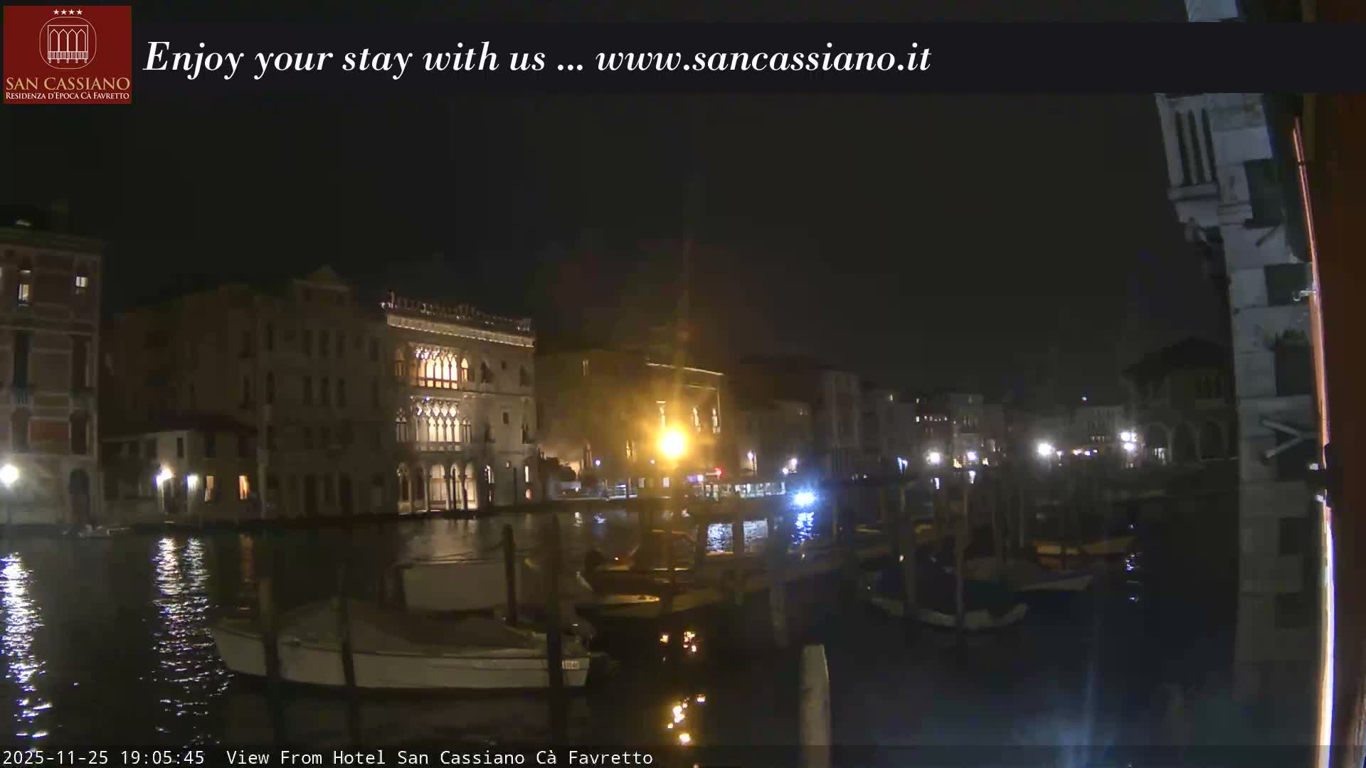 View of Grand Canal, Venice Live Cam - Venice, Veneto, Italy