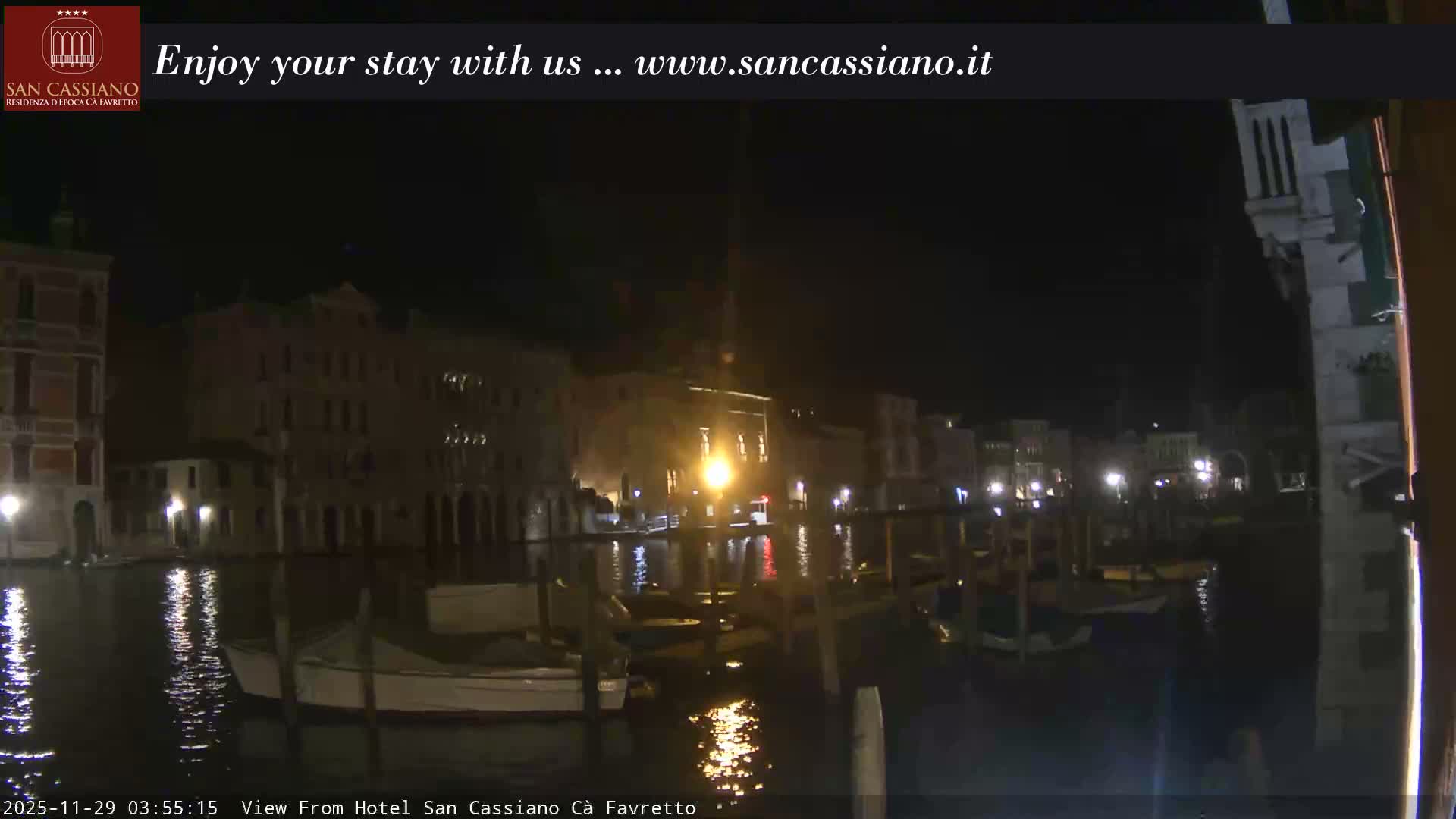 View of Grand Canal, Venice Live Cam - Venice, Veneto, Italy