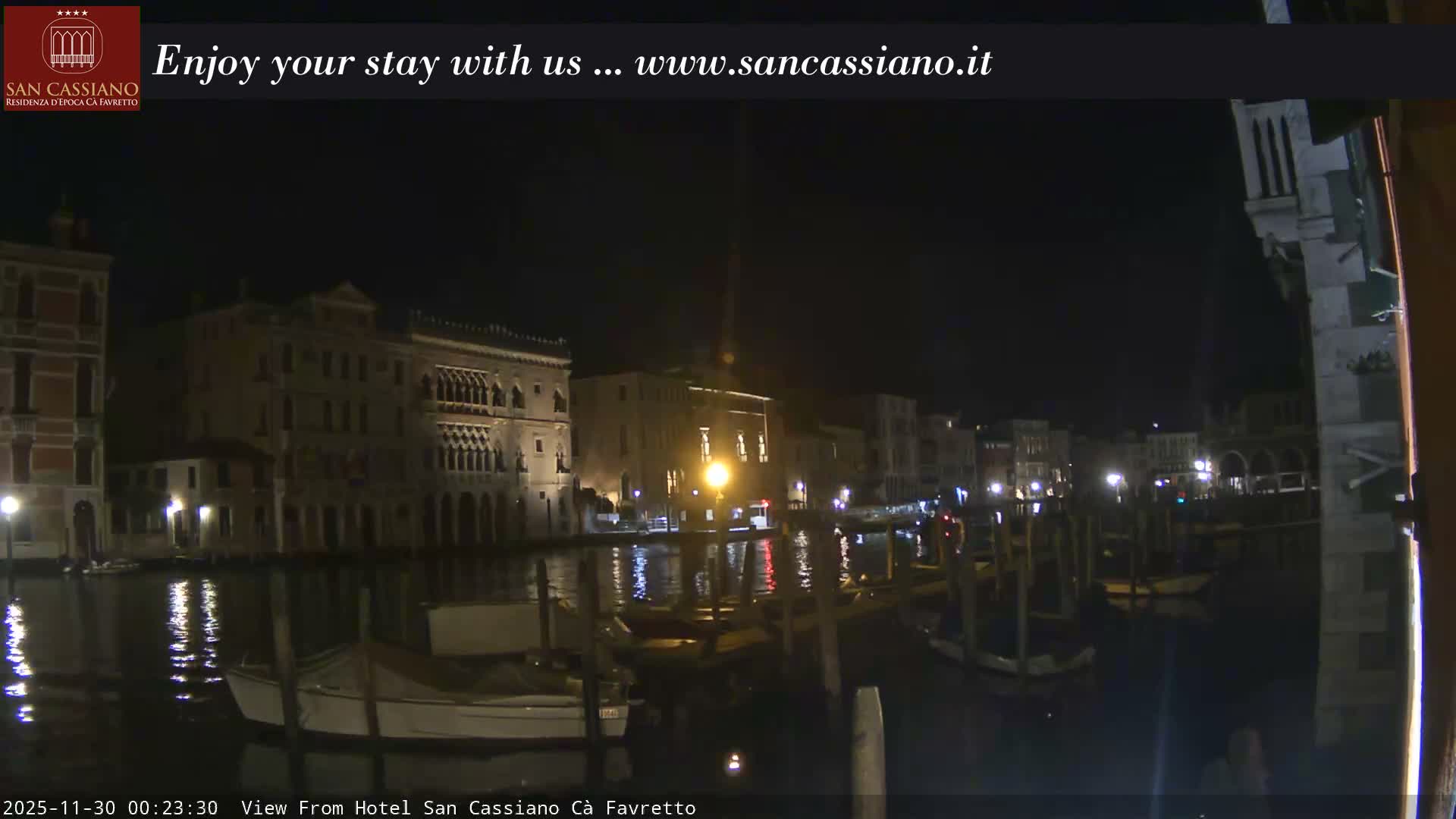 View of Grand Canal, Venice Live Cam - Venice, Veneto, Italy