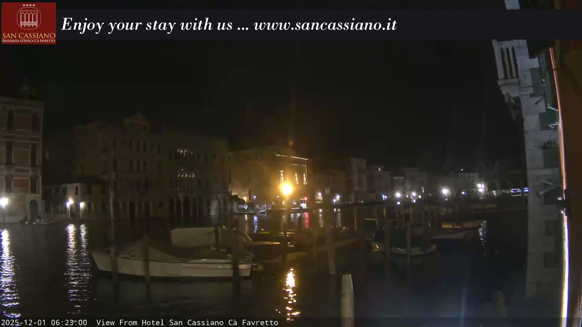 View of Grand Canal, Venice Live Cam - Venice, Veneto, Italy