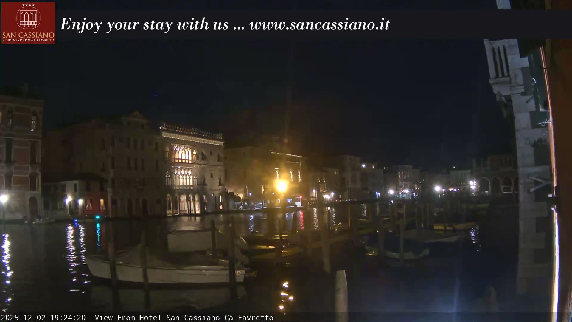 View of Grand Canal, Venice Live Cam - Venice, Veneto, Italy