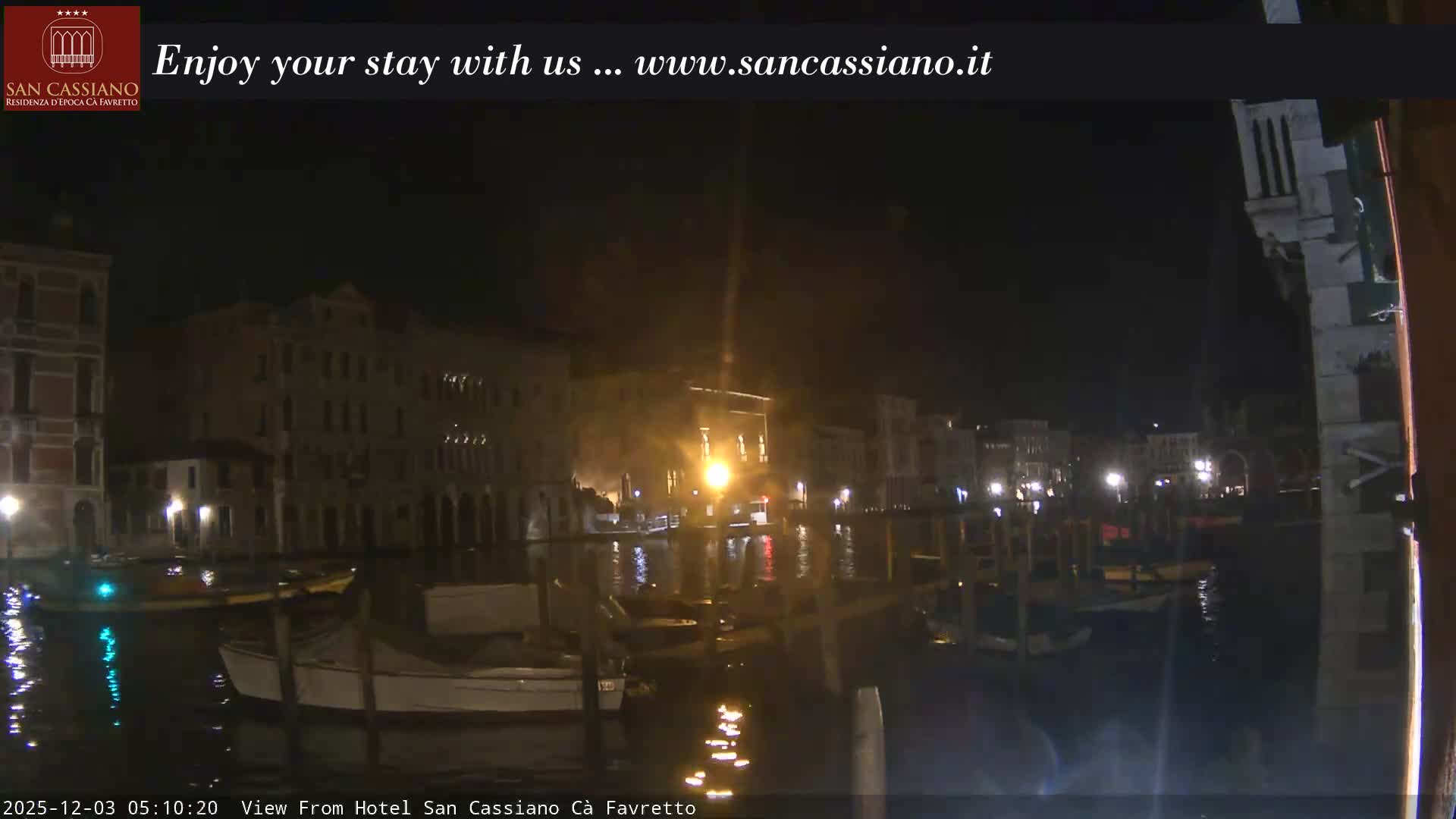 View of Grand Canal, Venice Live Cam - Venice, Veneto, Italy