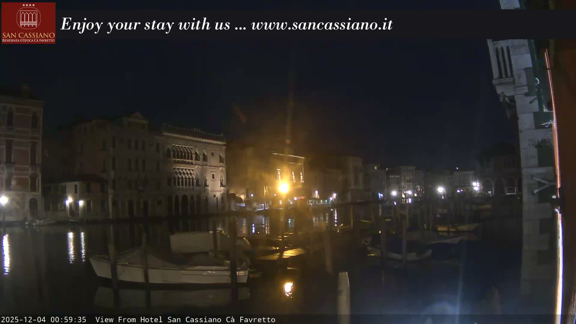 View of Grand Canal, Venice Live Cam - Venice, Veneto, Italy