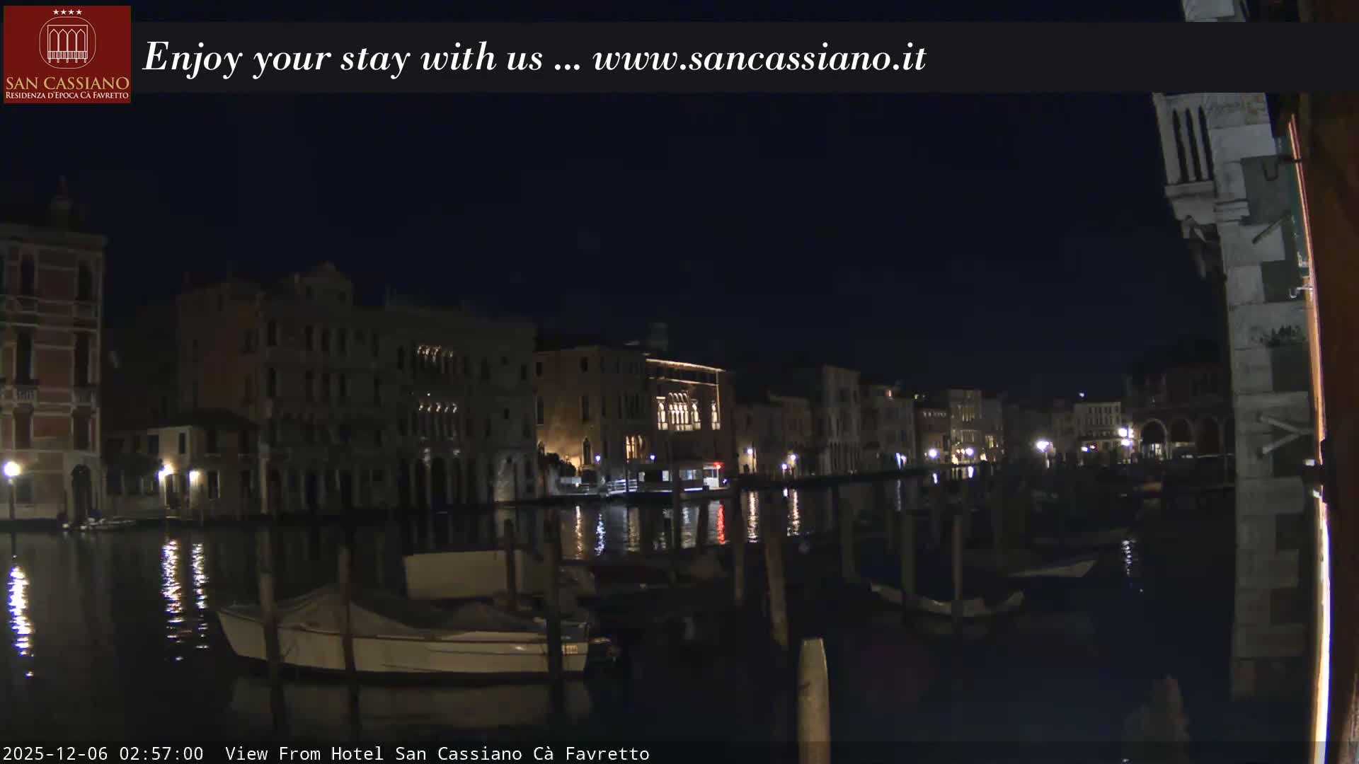 View of Grand Canal, Venice Live Cam - Venice, Veneto, Italy