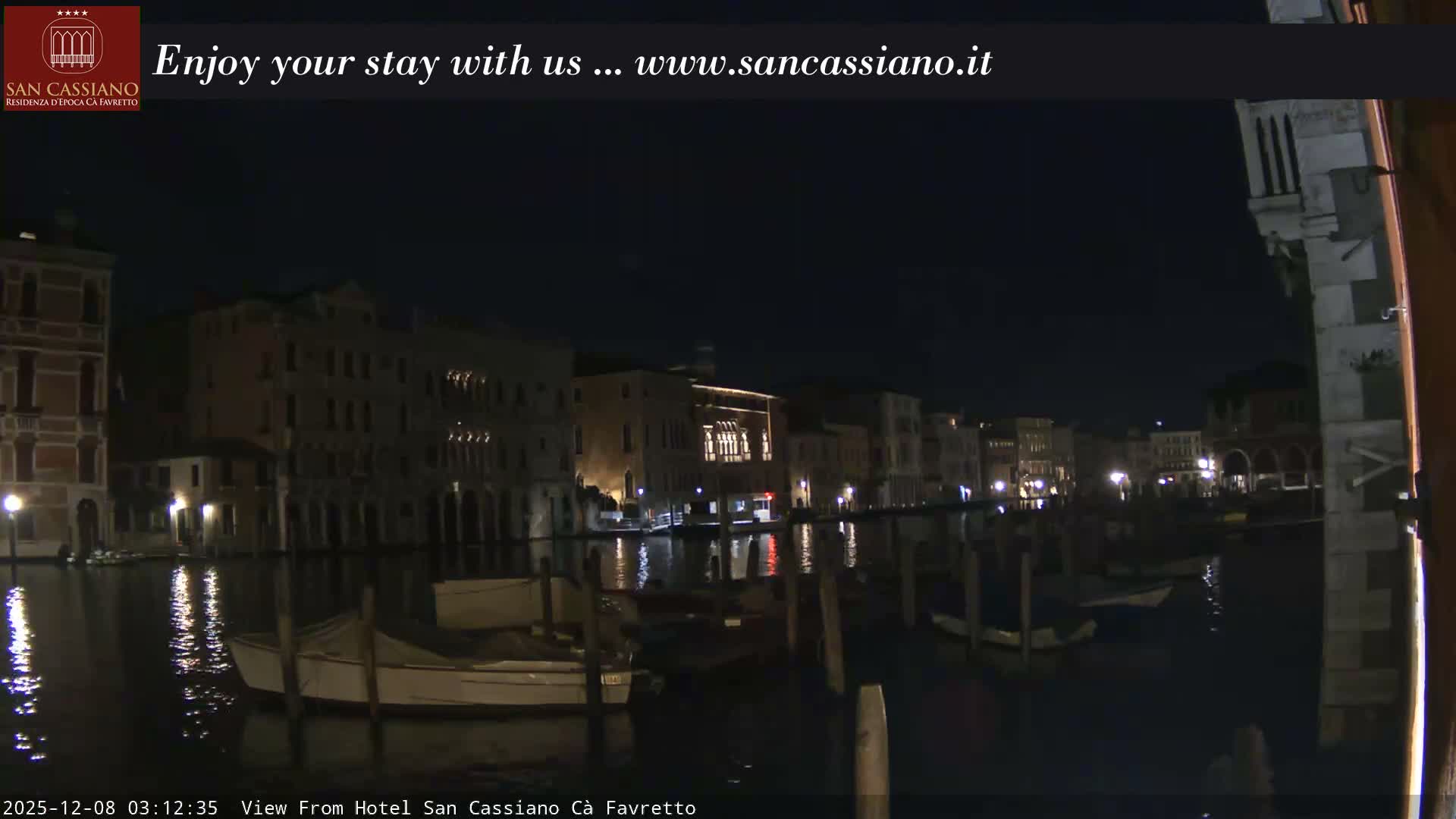 View of Grand Canal, Venice Live Cam - Venice, Veneto, Italy