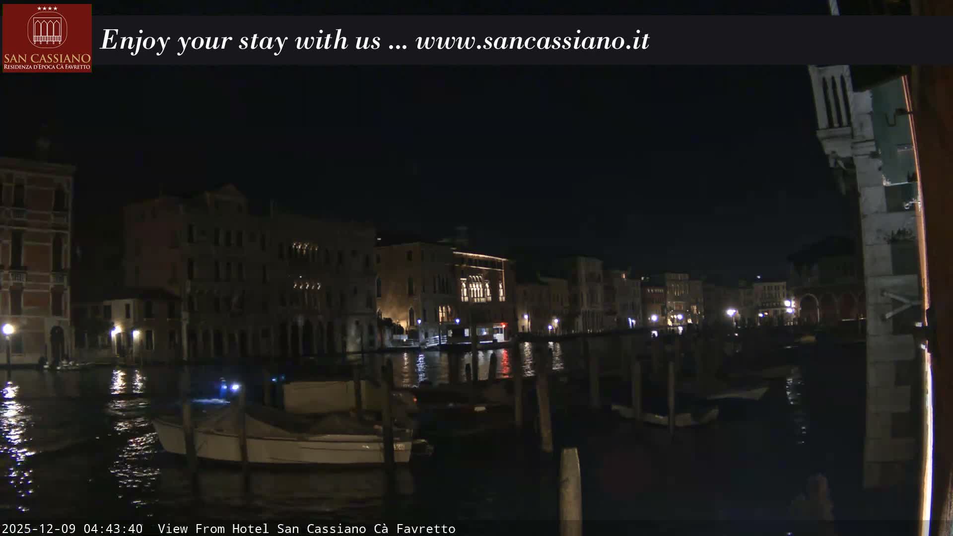 View of Grand Canal, Venice Live Cam - Venice, Veneto, Italy