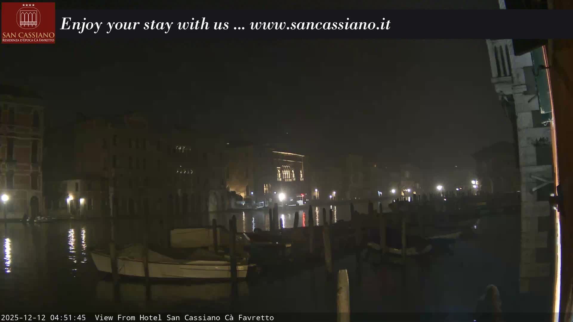 View of Grand Canal, Venice Live Cam - Venice, Veneto, Italy