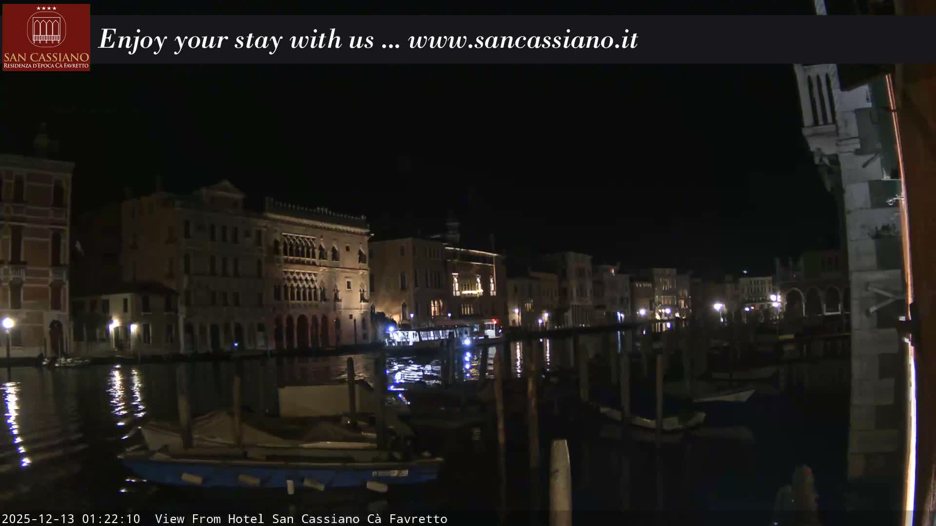 View of Grand Canal, Venice Live Cam - Venice, Veneto, Italy