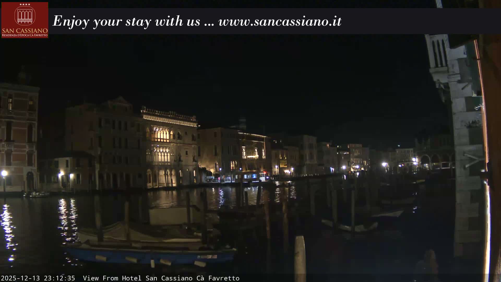 View of Grand Canal, Venice Live Cam - Venice, Veneto, Italy