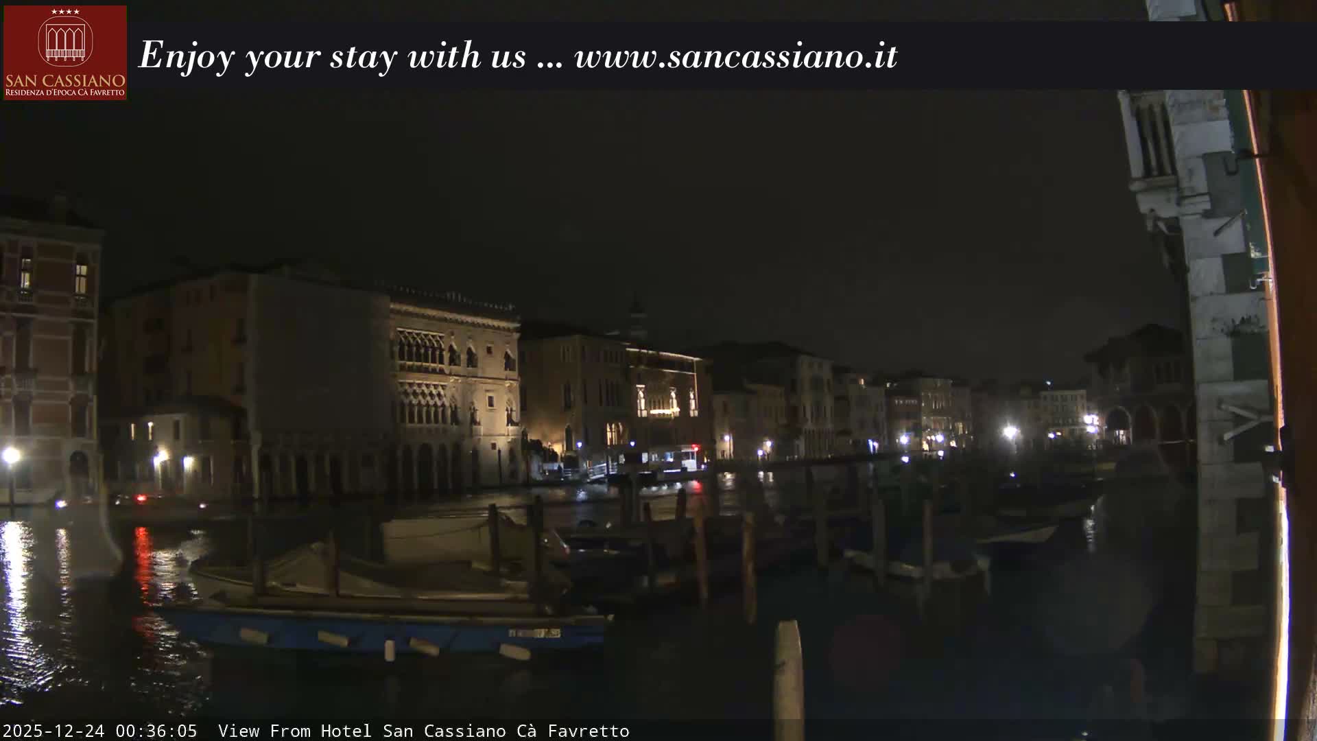 View of Grand Canal, Venice Live Cam - Venice, Veneto, Italy
