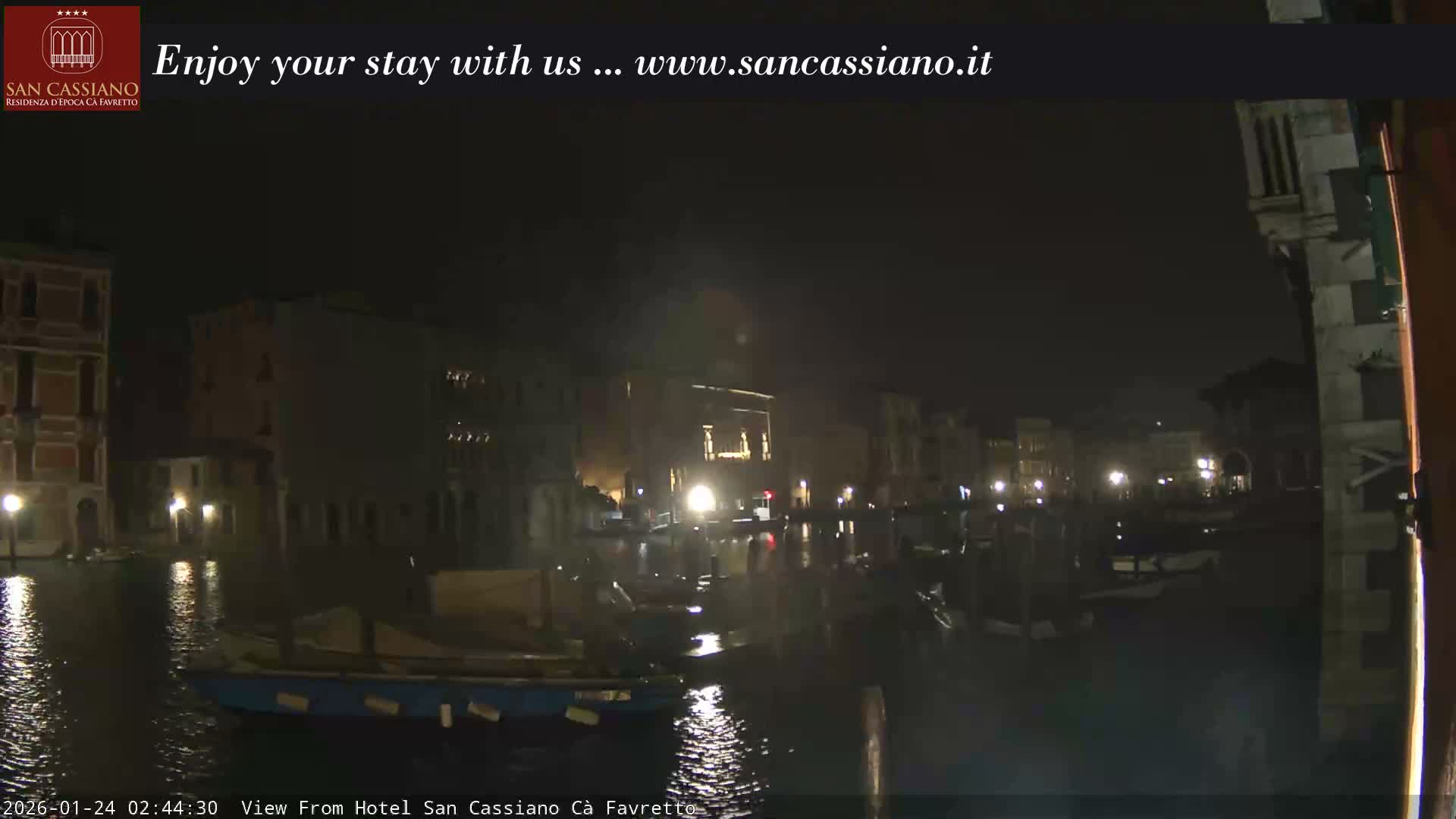 View of Grand Canal, Venice Live Cam - Venice, Veneto, Italy