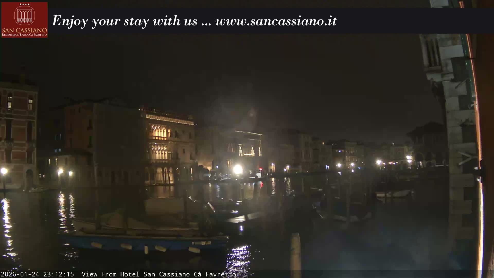 View of Grand Canal, Venice Live Cam - Venice, Veneto, Italy