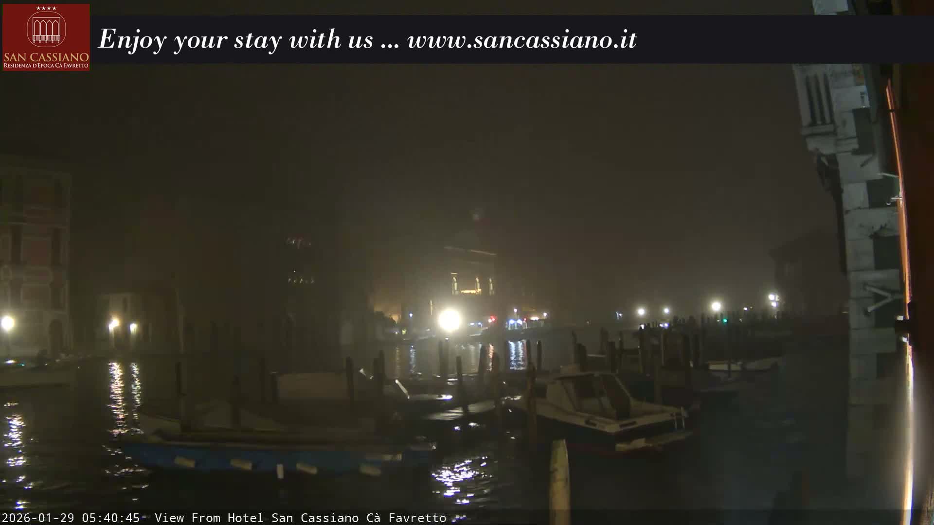 View of Grand Canal, Venice Live Cam - Venice, Veneto, Italy