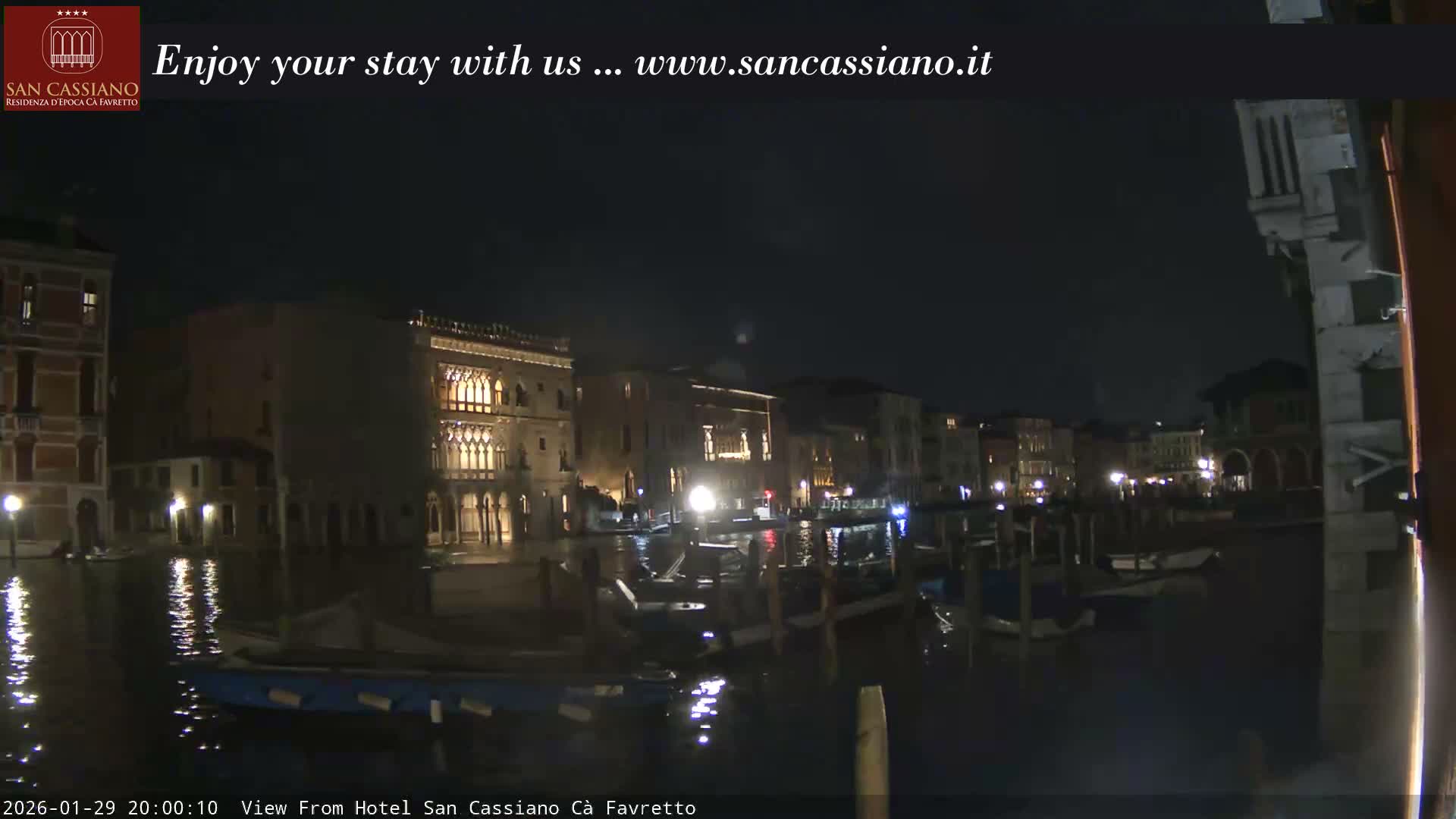 View of Grand Canal, Venice Live Cam - Venice, Veneto, Italy
