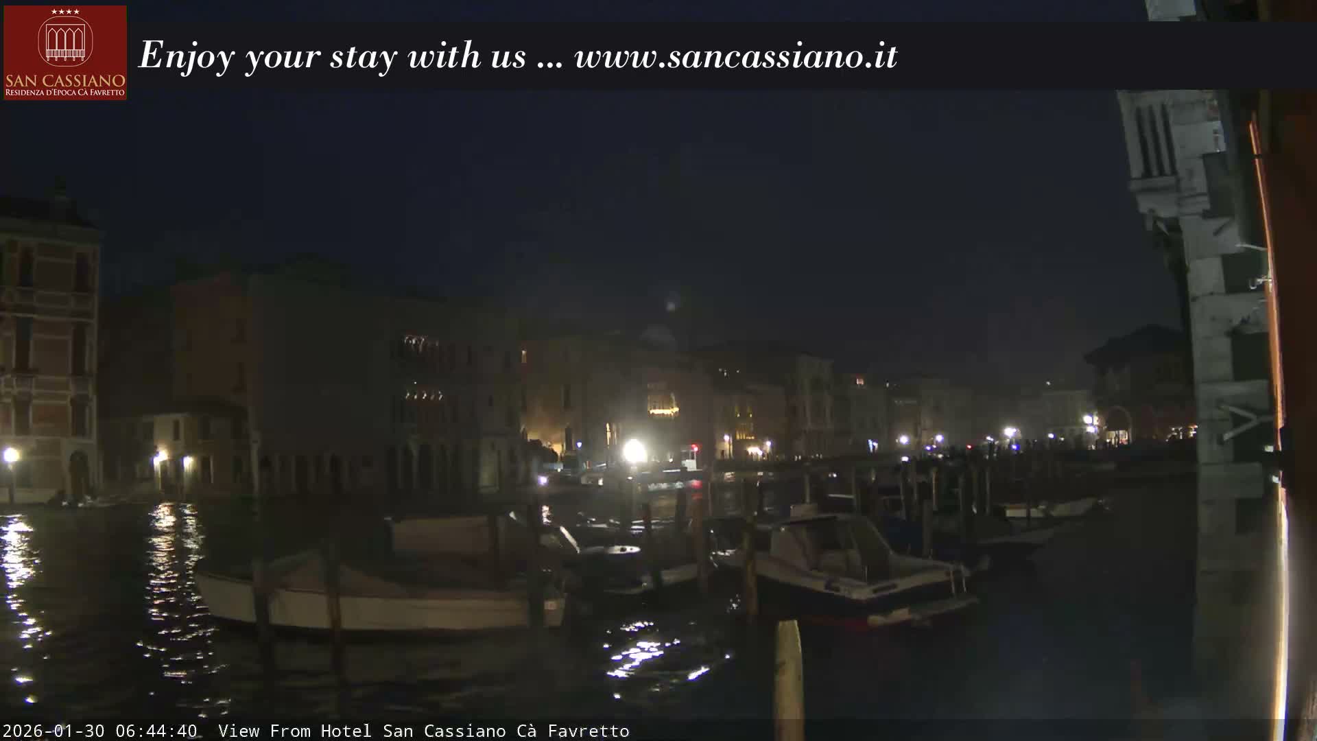 View of Grand Canal, Venice Live Cam - Venice, Veneto, Italy