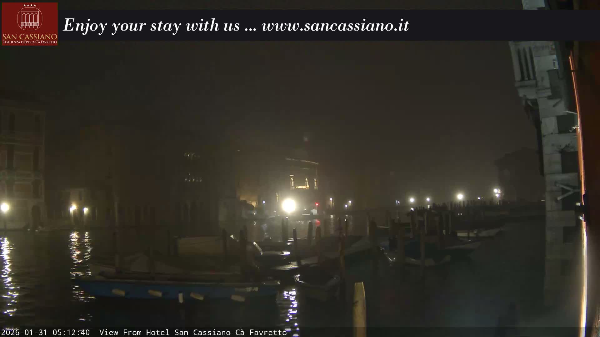 View of Grand Canal, Venice Live Cam - Venice, Veneto, Italy