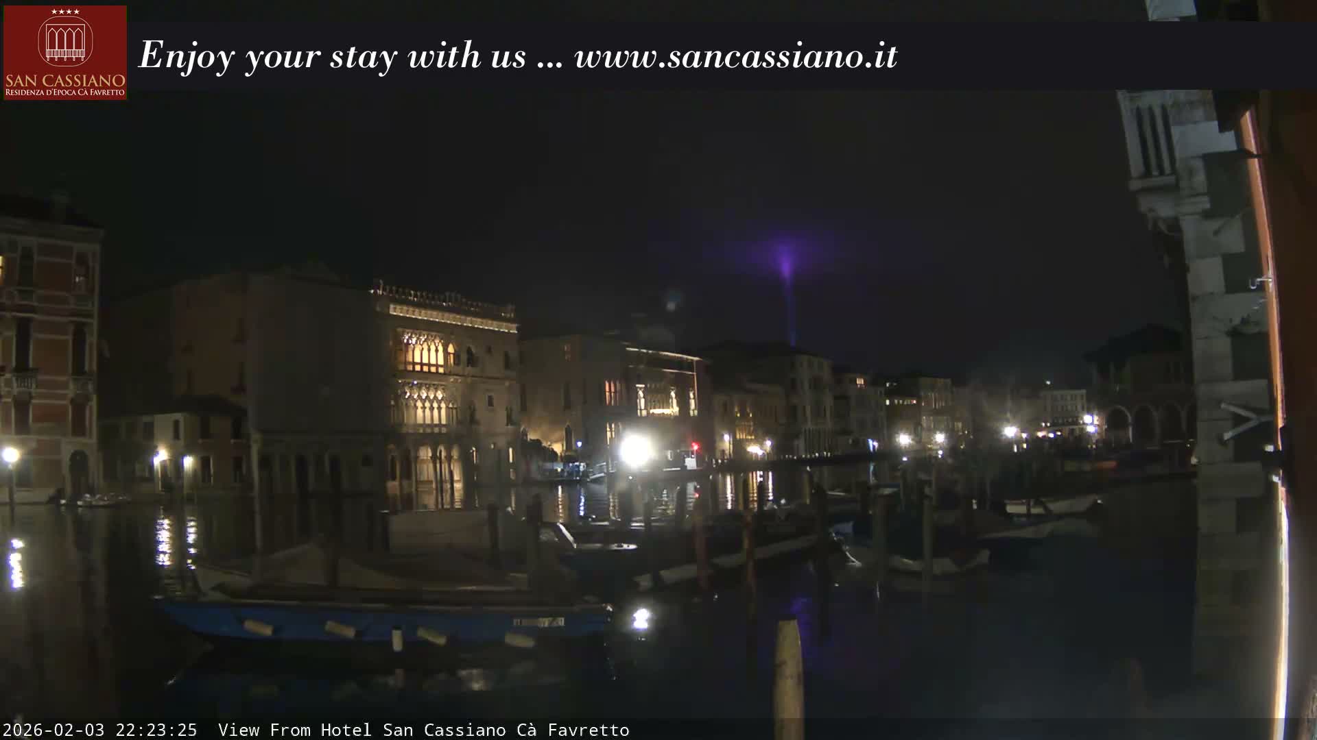 View of Grand Canal, Venice Live Cam - Venice, Veneto, Italy