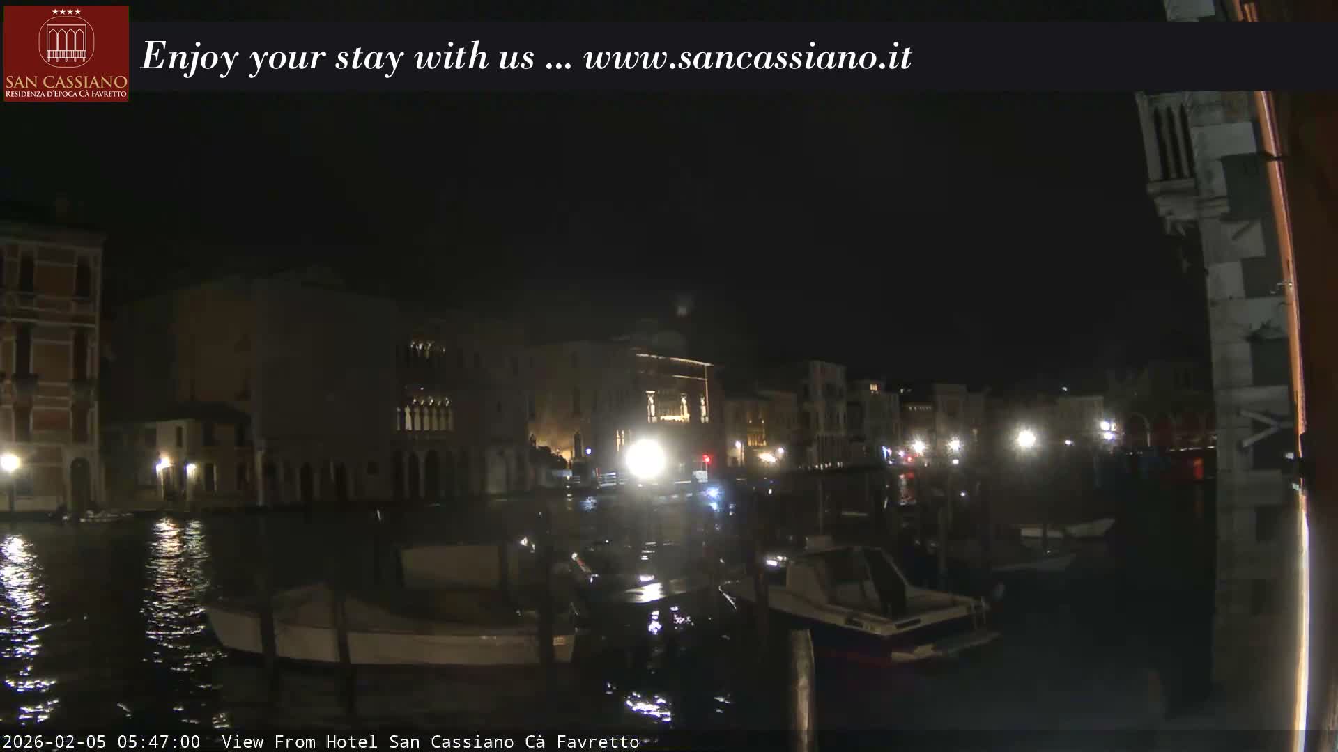 View of Grand Canal, Venice Live Cam - Venice, Veneto, Italy