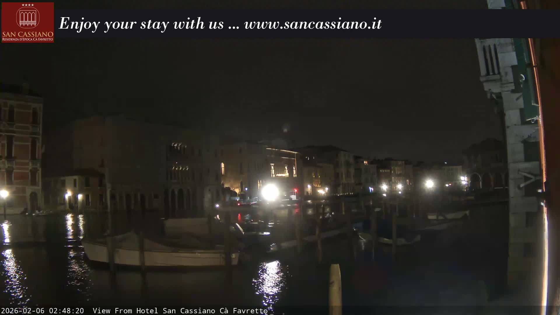 View of Grand Canal, Venice Live Cam - Venice, Veneto, Italy