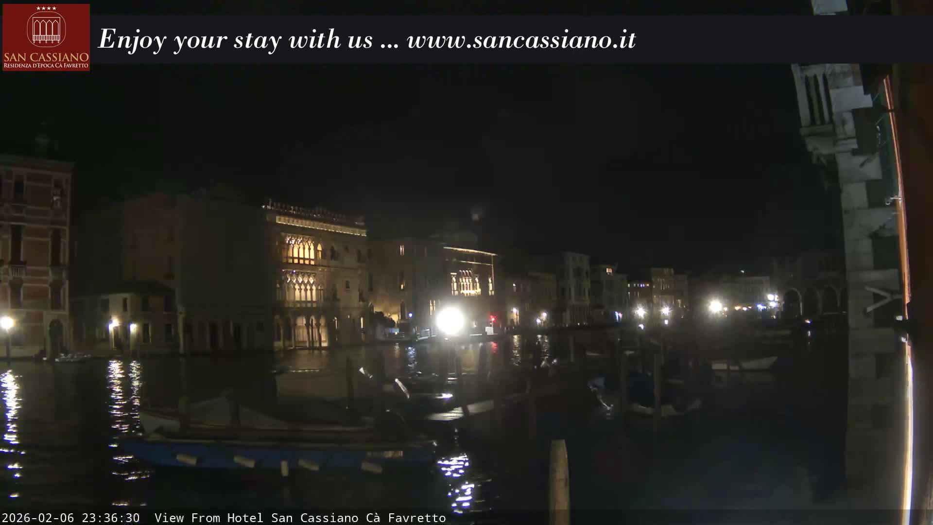 View of Grand Canal, Venice Live Cam - Venice, Veneto, Italy