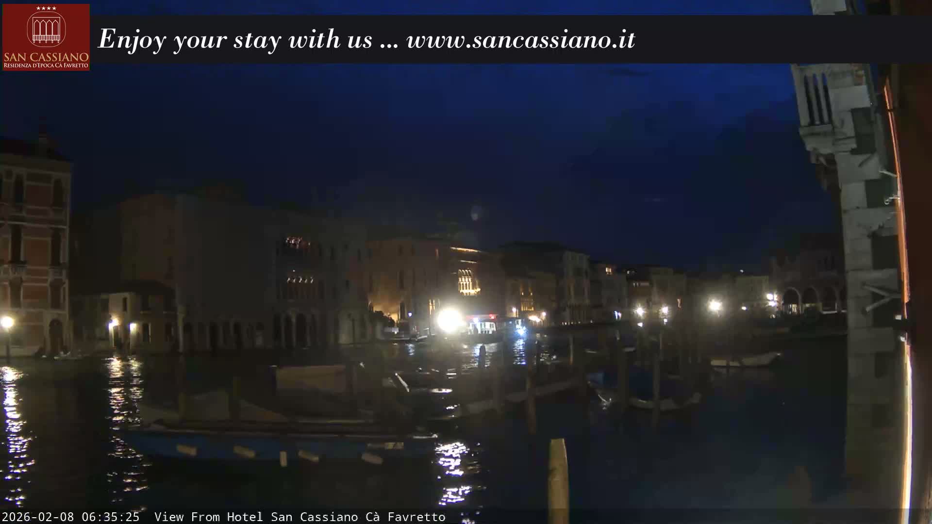 View of Grand Canal, Venice Live Cam - Venice, Veneto, Italy