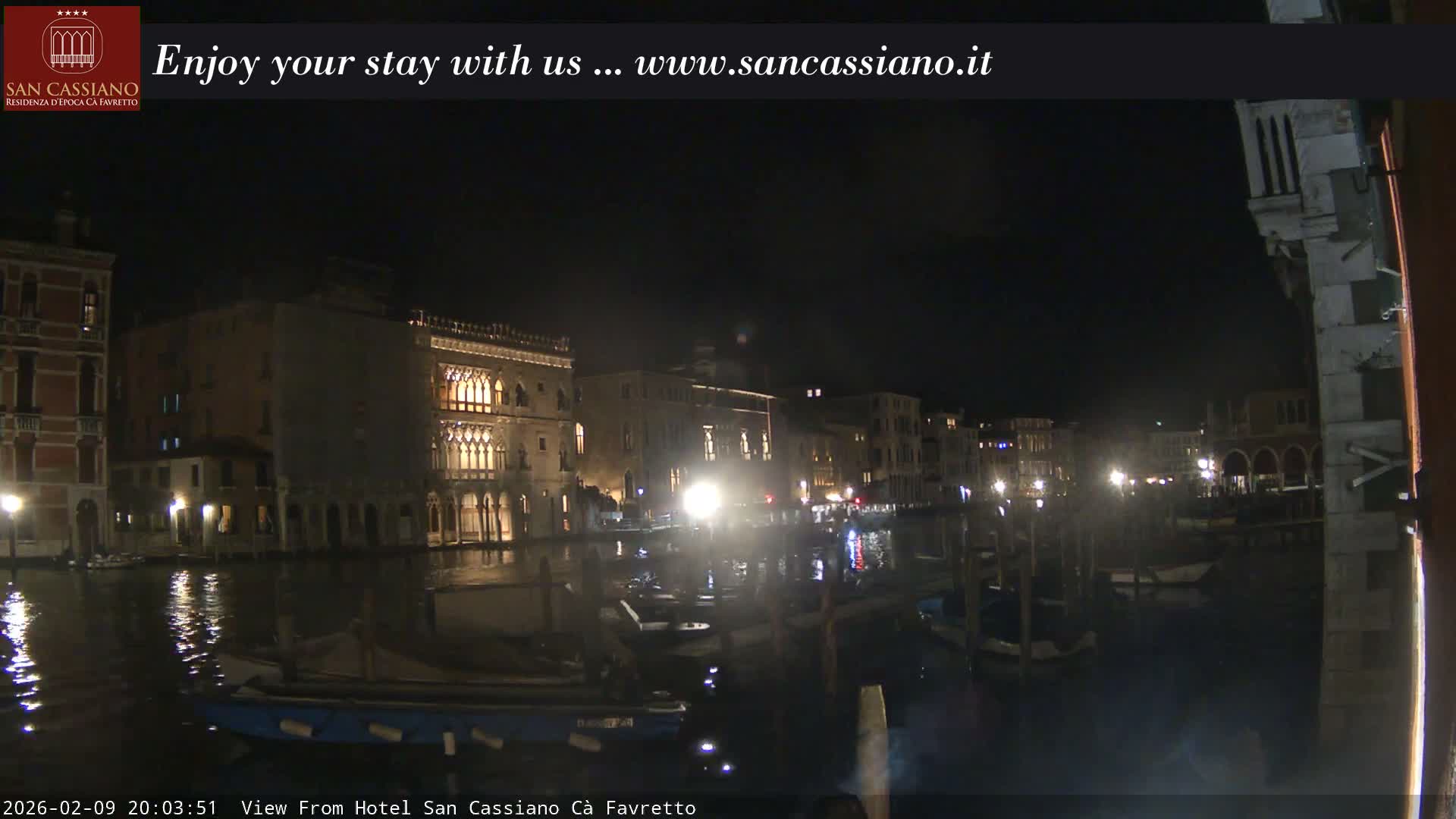 View of Grand Canal, Venice Live Cam - Venice, Veneto, Italy