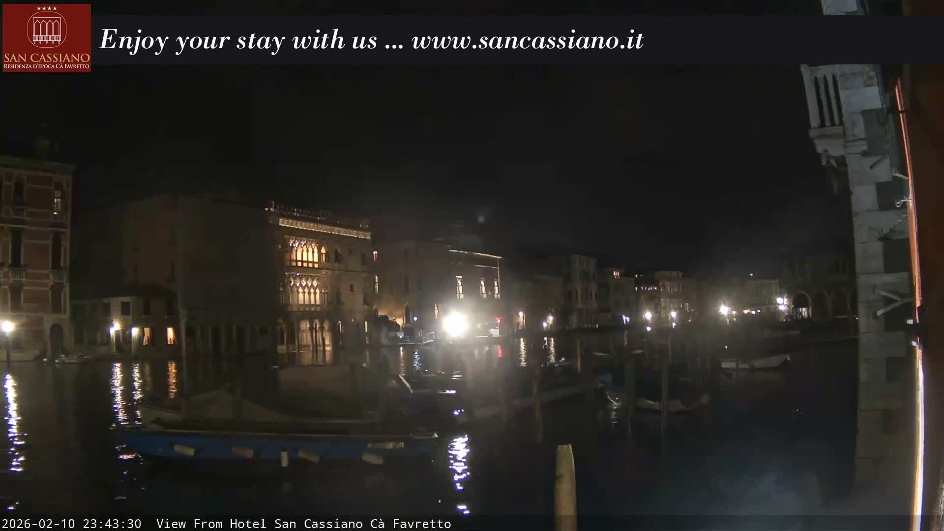 View of Grand Canal, Venice Live Cam - Venice, Veneto, Italy