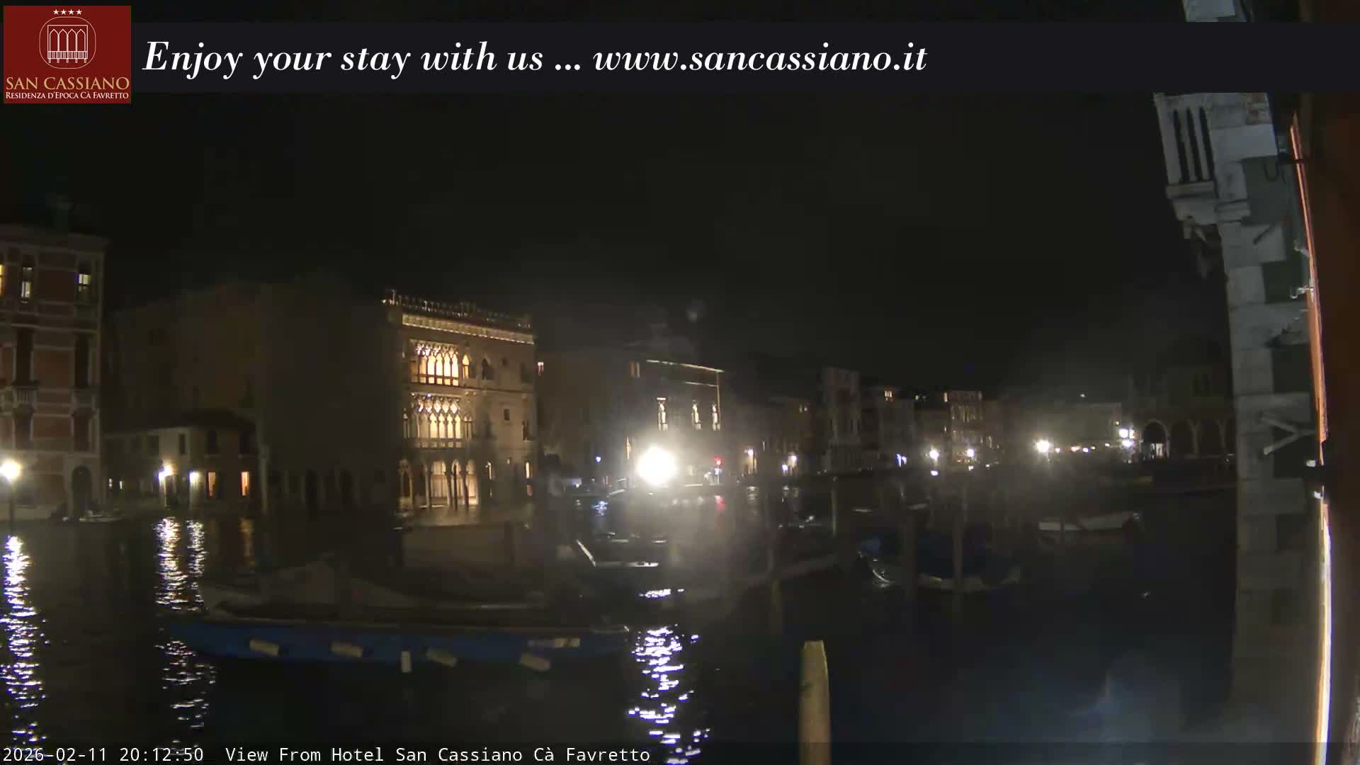 View of Grand Canal, Venice Live Cam - Venice, Veneto, Italy