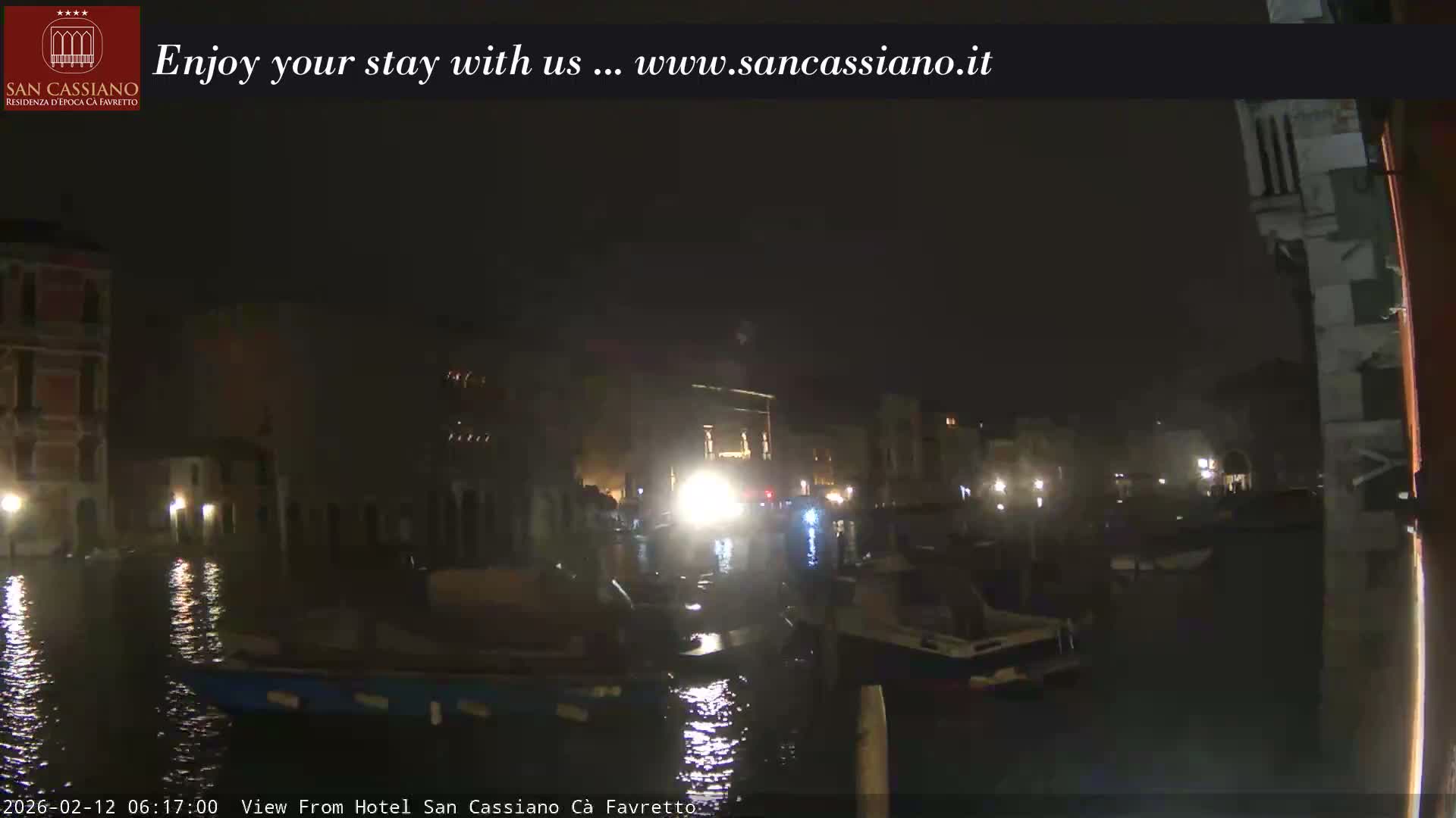 View of Grand Canal, Venice Live Cam - Venice, Veneto, Italy
