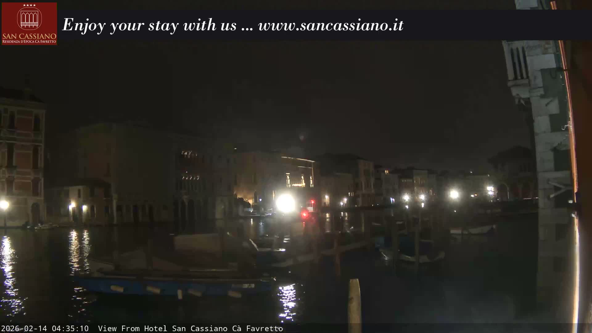 View of Grand Canal, Venice Live Cam - Venice, Veneto, Italy