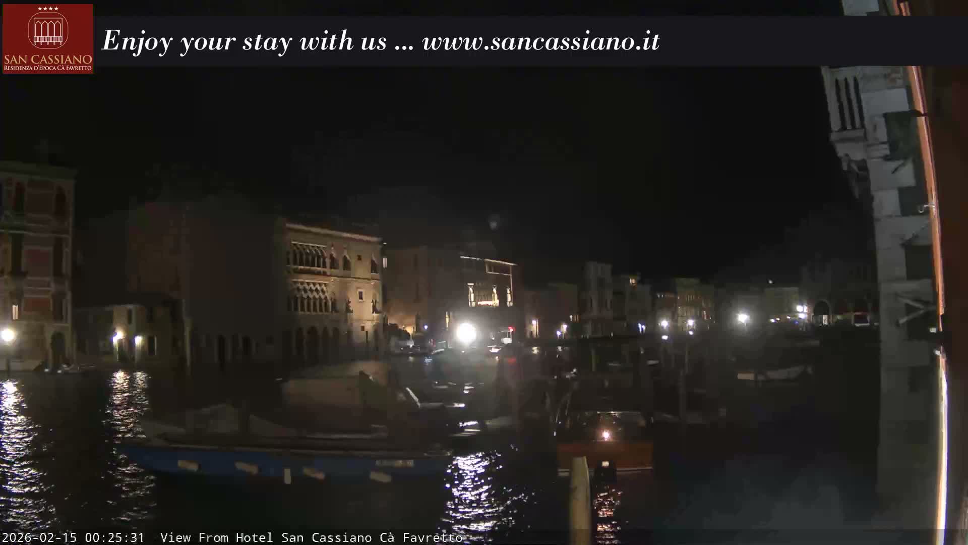 View of Grand Canal, Venice Live Cam - Venice, Veneto, Italy