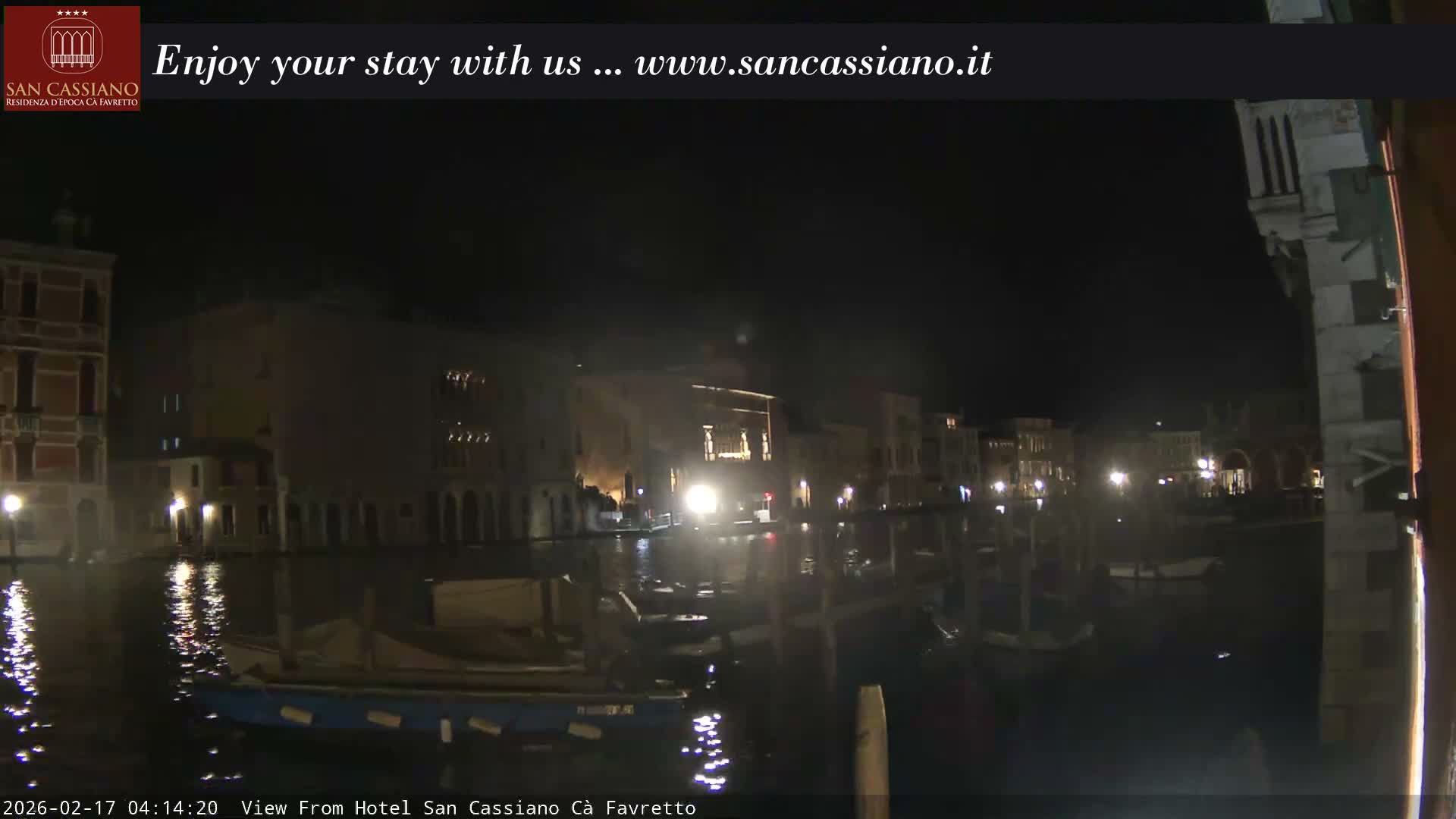 View of Grand Canal, Venice Live Cam - Venice, Veneto, Italy