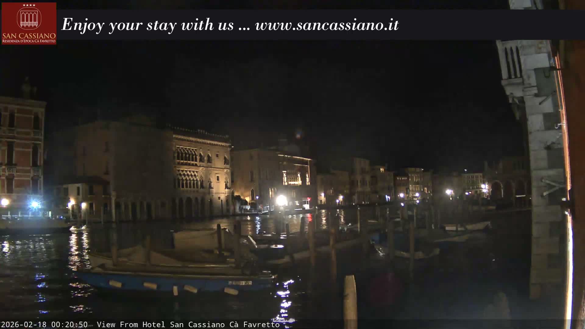 View of Grand Canal, Venice Live Cam - Venice, Veneto, Italy