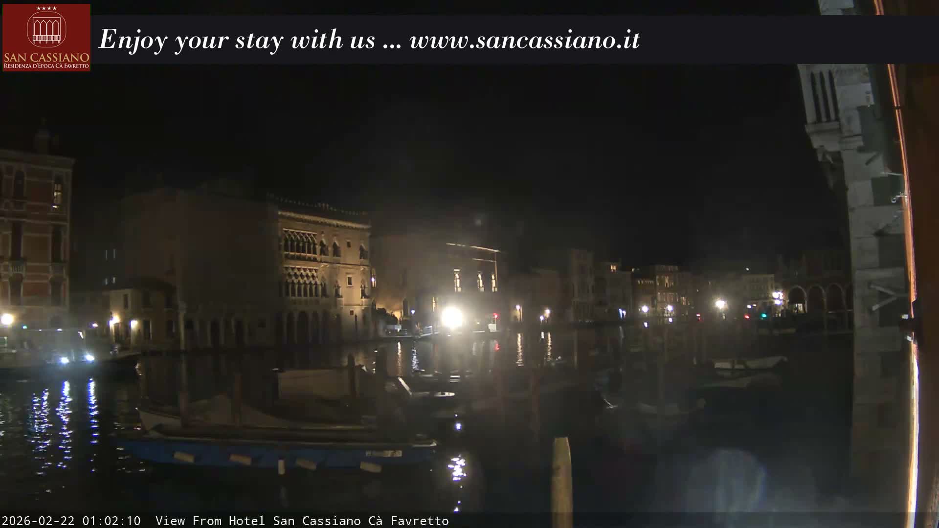 View of Grand Canal, Venice Live Cam - Venice, Veneto, Italy