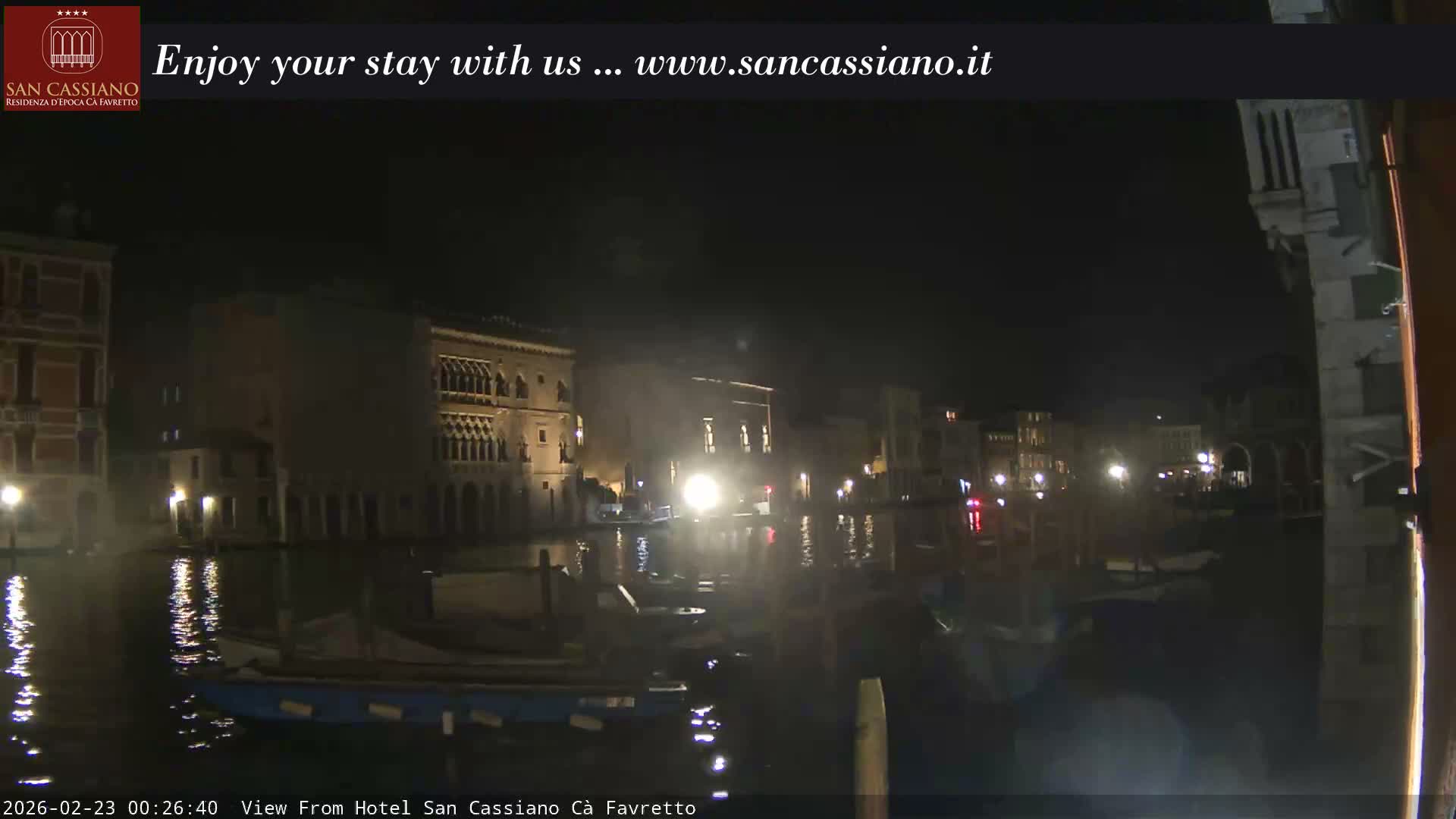 View of Grand Canal, Venice Live Cam - Venice, Veneto, Italy