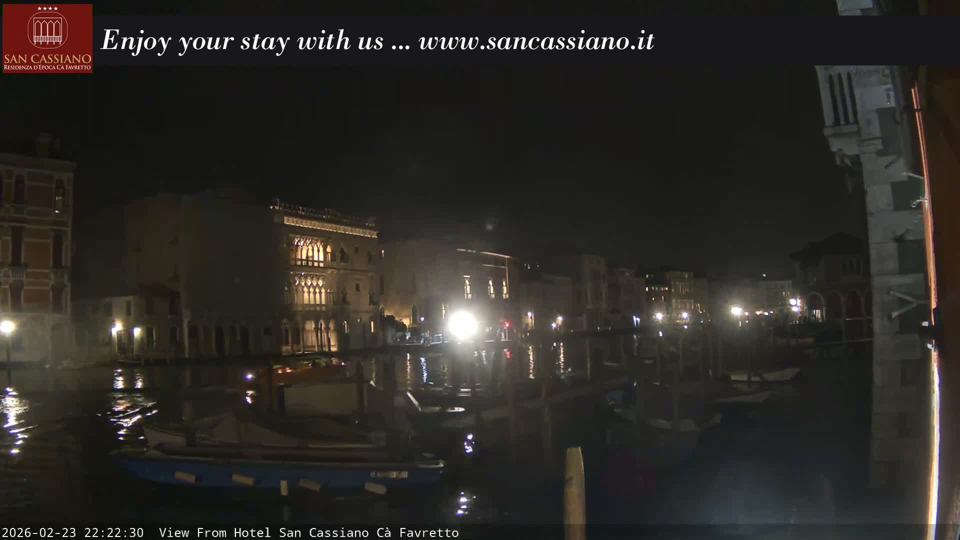 View of Grand Canal, Venice Live Cam - Venice, Veneto, Italy