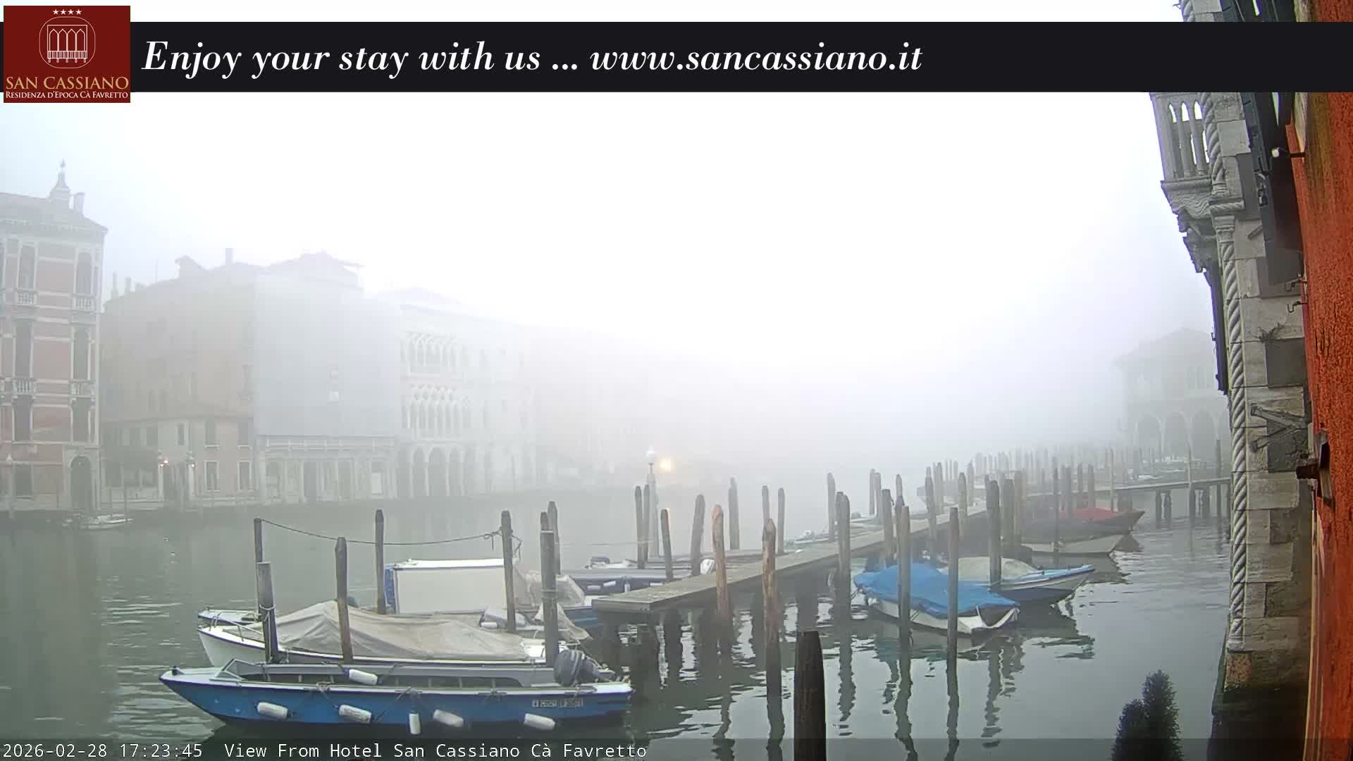 View of Grand Canal, Venice Live Cam - Venice, Veneto, Italy