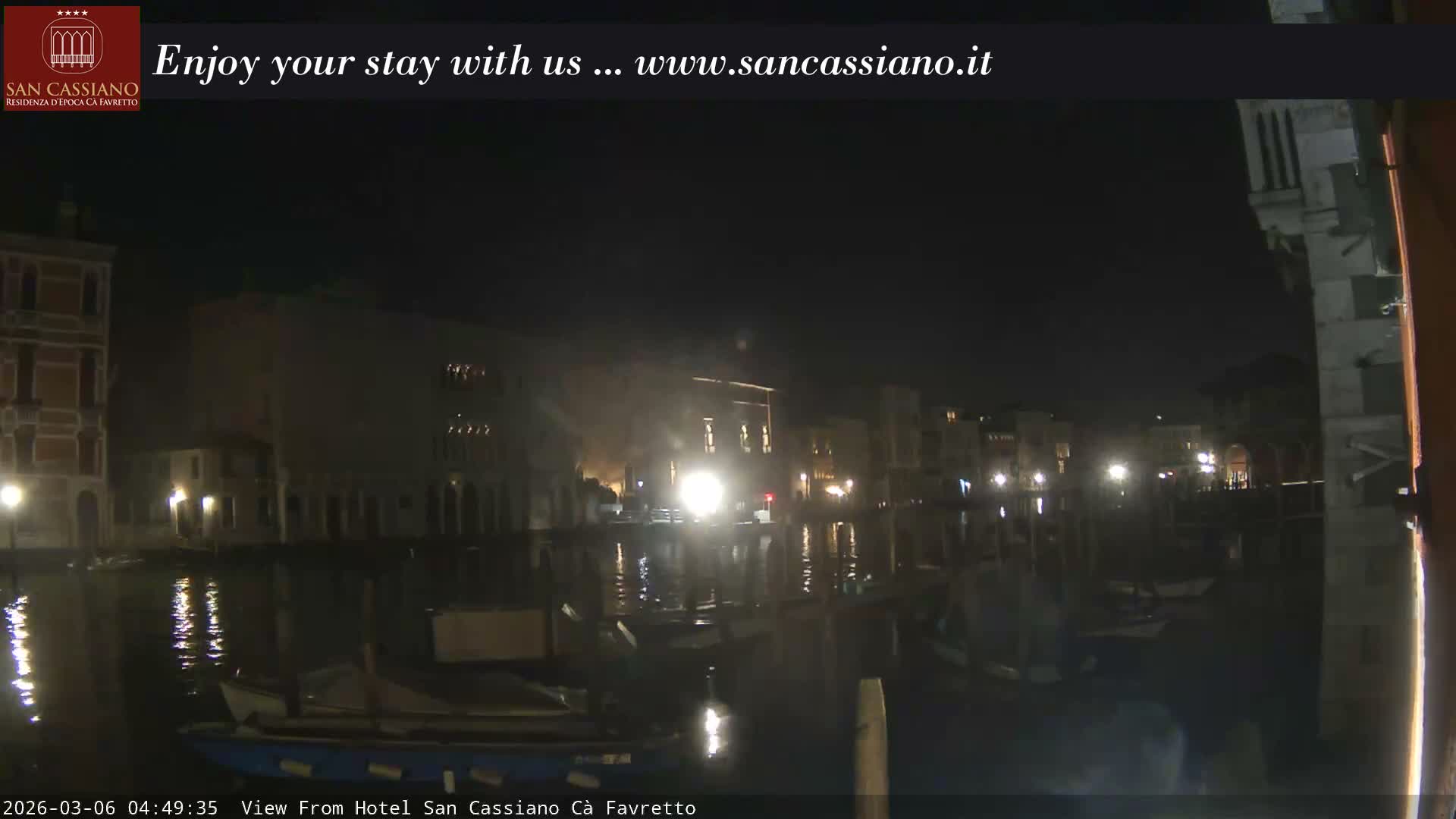 View of Grand Canal, Venice Live Cam - Venice, Veneto, Italy