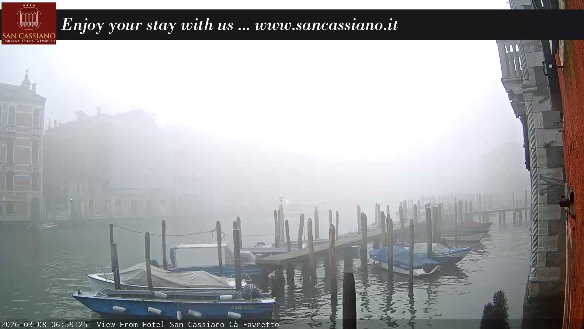 View of Grand Canal, Venice Live Cam - Venice, Veneto, Italy