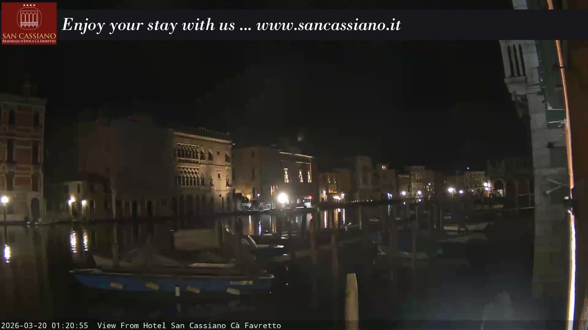 View of Grand Canal, Venice Live Cam - Venice, Veneto, Italy