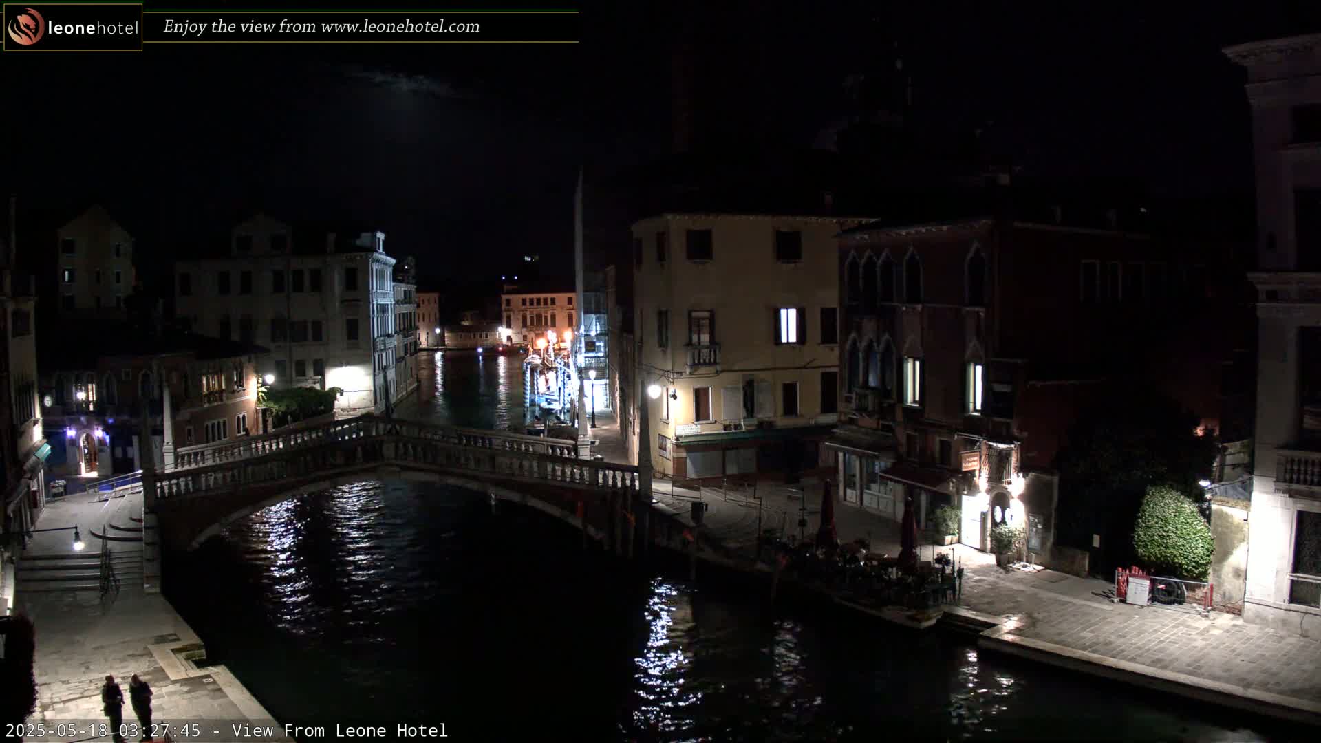 Venice, Canal of Cannaregio , Ponte delle Guglie Bridge Live Cam - Venice, Veneto, Italy
